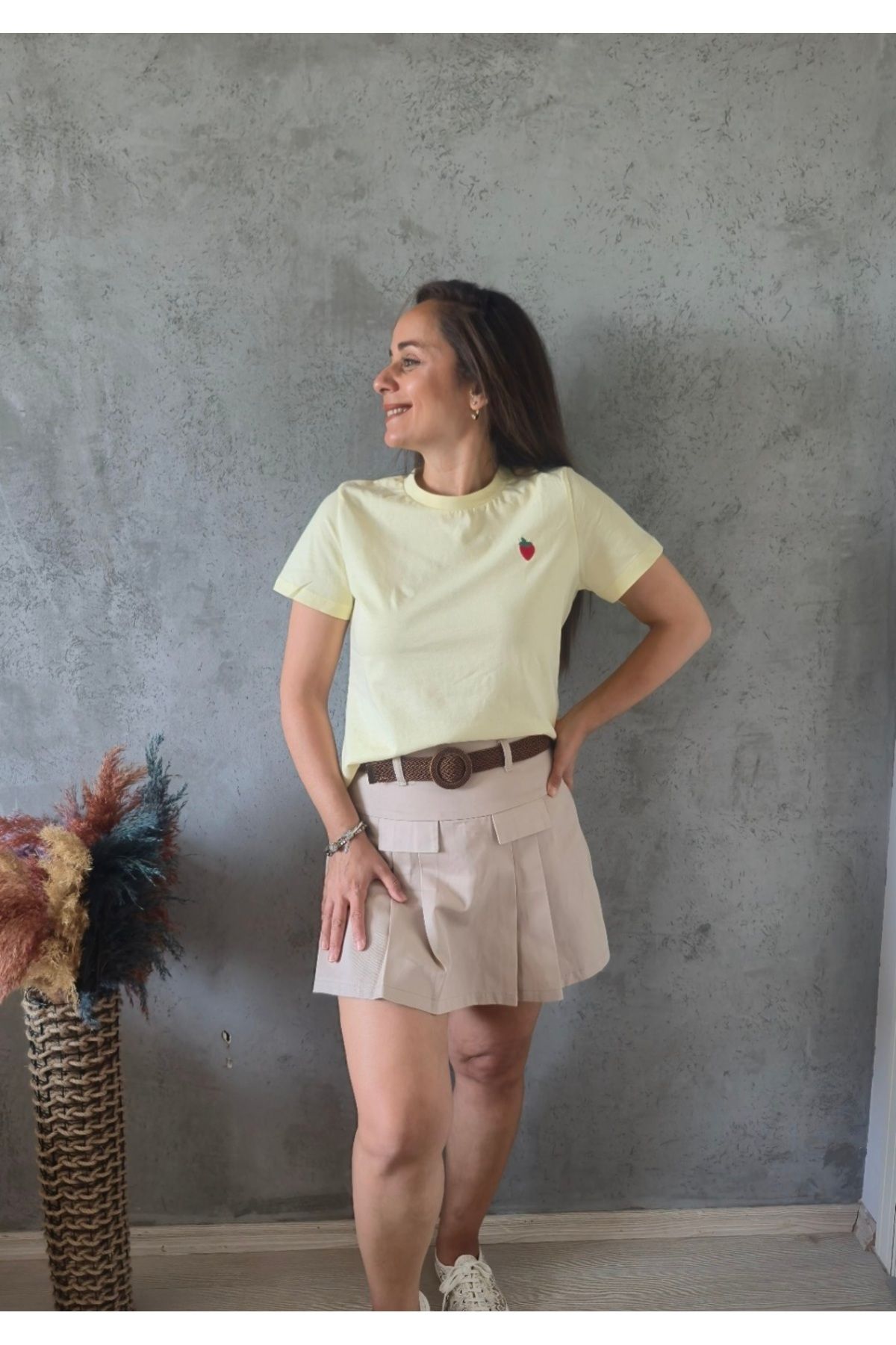 Butik Pamuklu Basic Tişört
