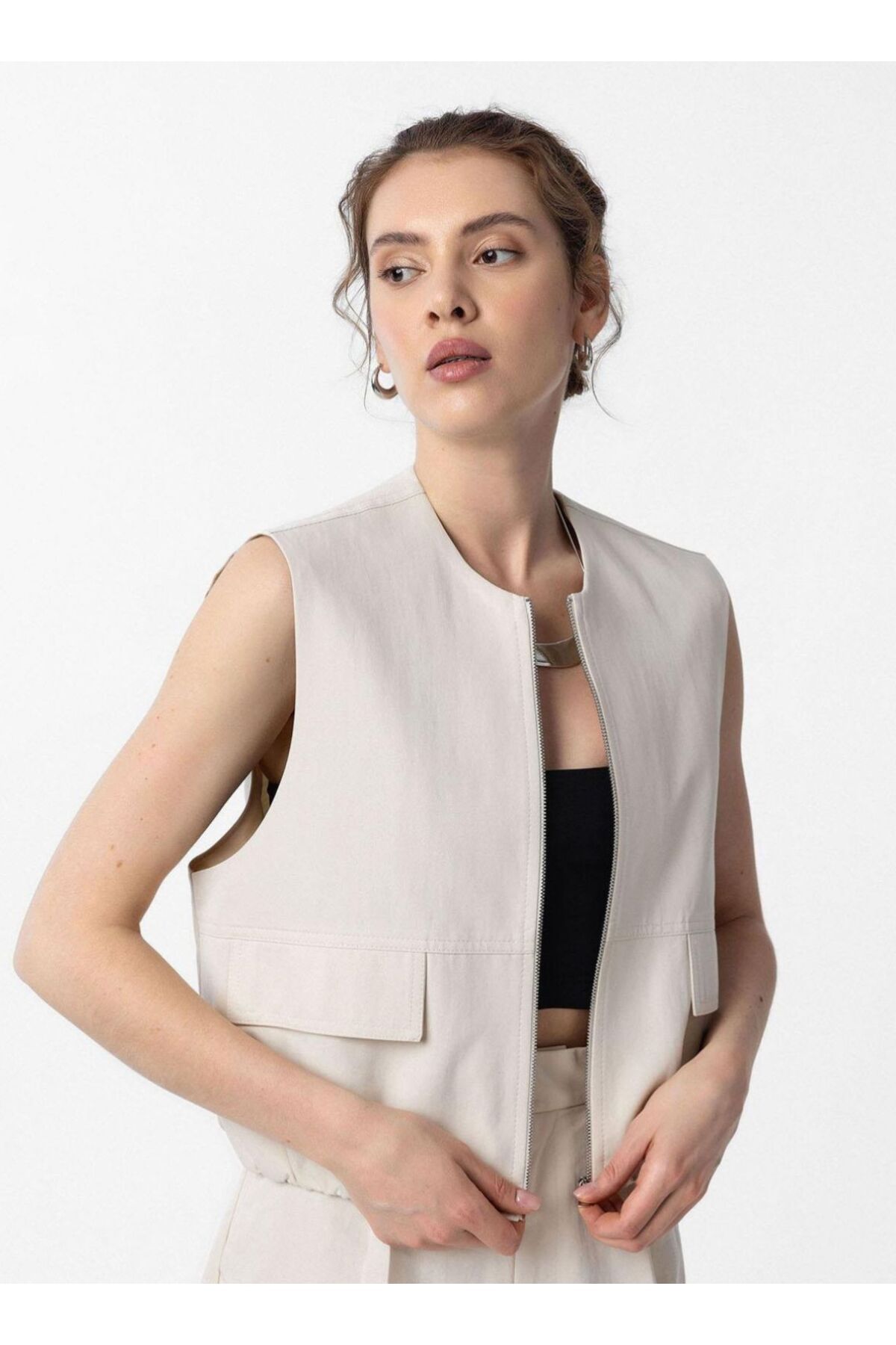 lüx vestimenta Oversize Kadın Yelek