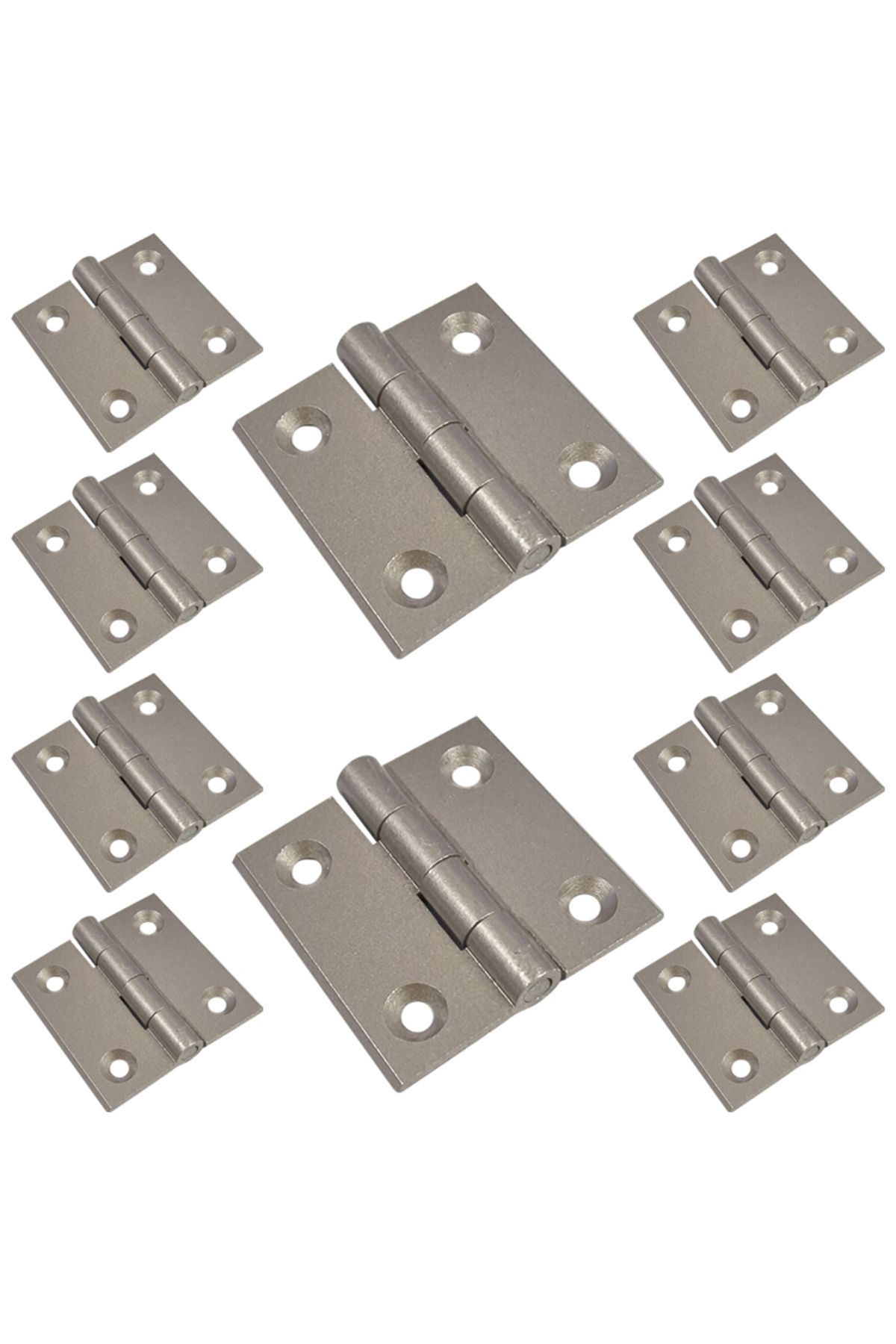 flores Balama Din Aluminiu, Dreapta, Pentru Usa, Saten, 40 X 40 Mm, 10 Buc / Set - One Size