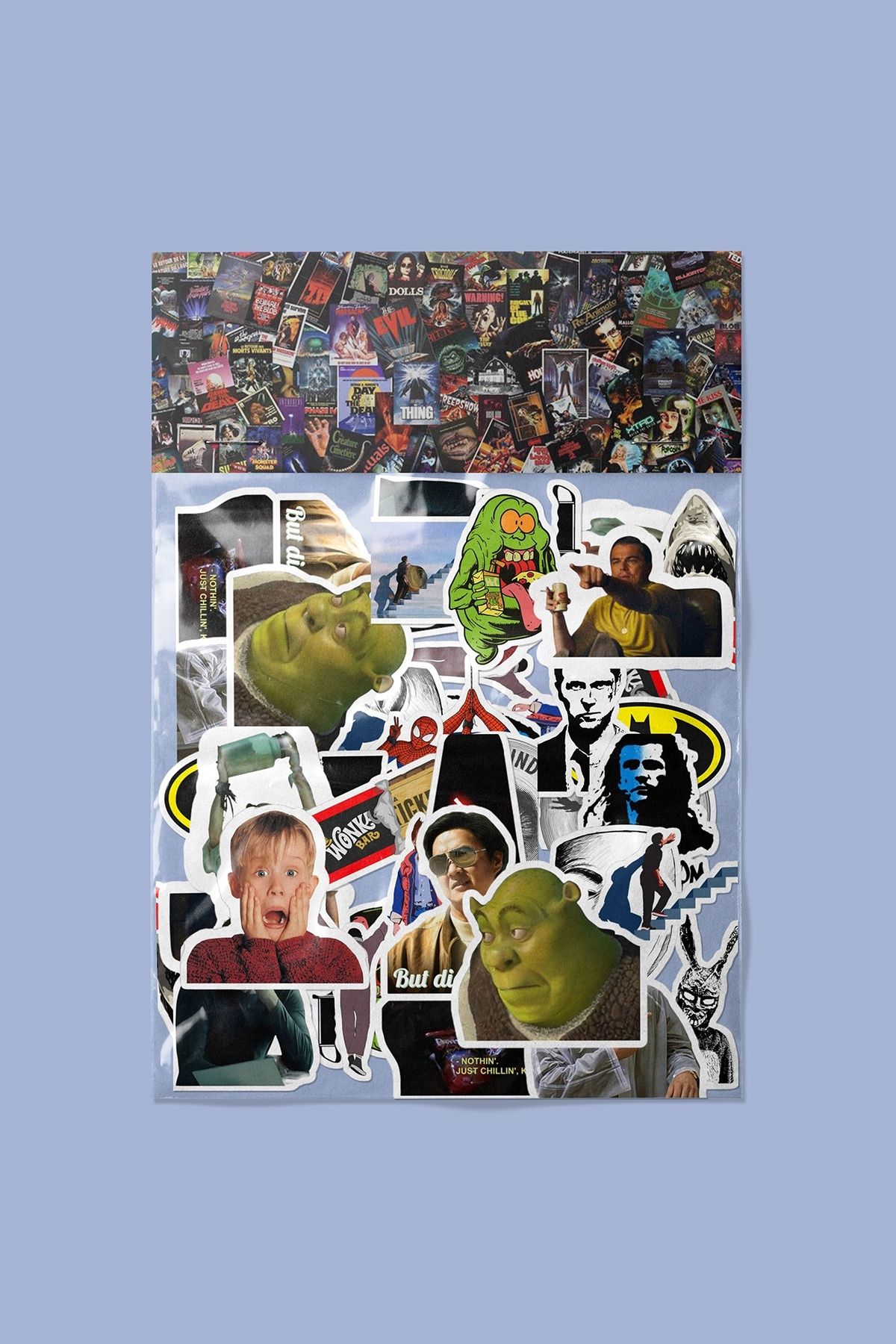 dadi ramba Random Filmler Sticker paketi -Bullet Journal -Laptop Etiket Çıkartma