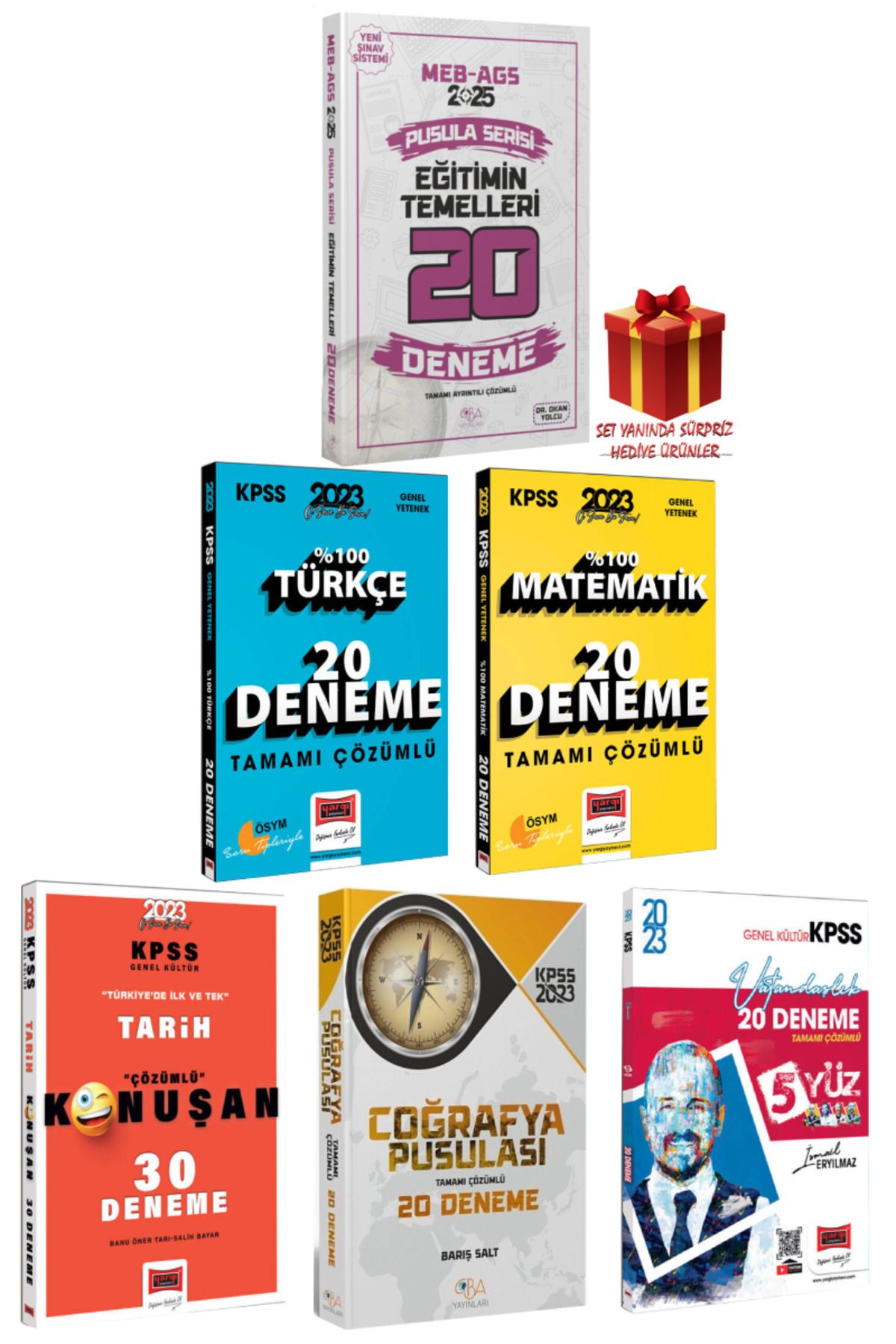 CBA Akademi 2025 MEB-AGS Eğitimin Temelleri Deneme+Türkçe Matematik Tarih Coğrafya Vatandaşlık Deneme|Okan Yolcu