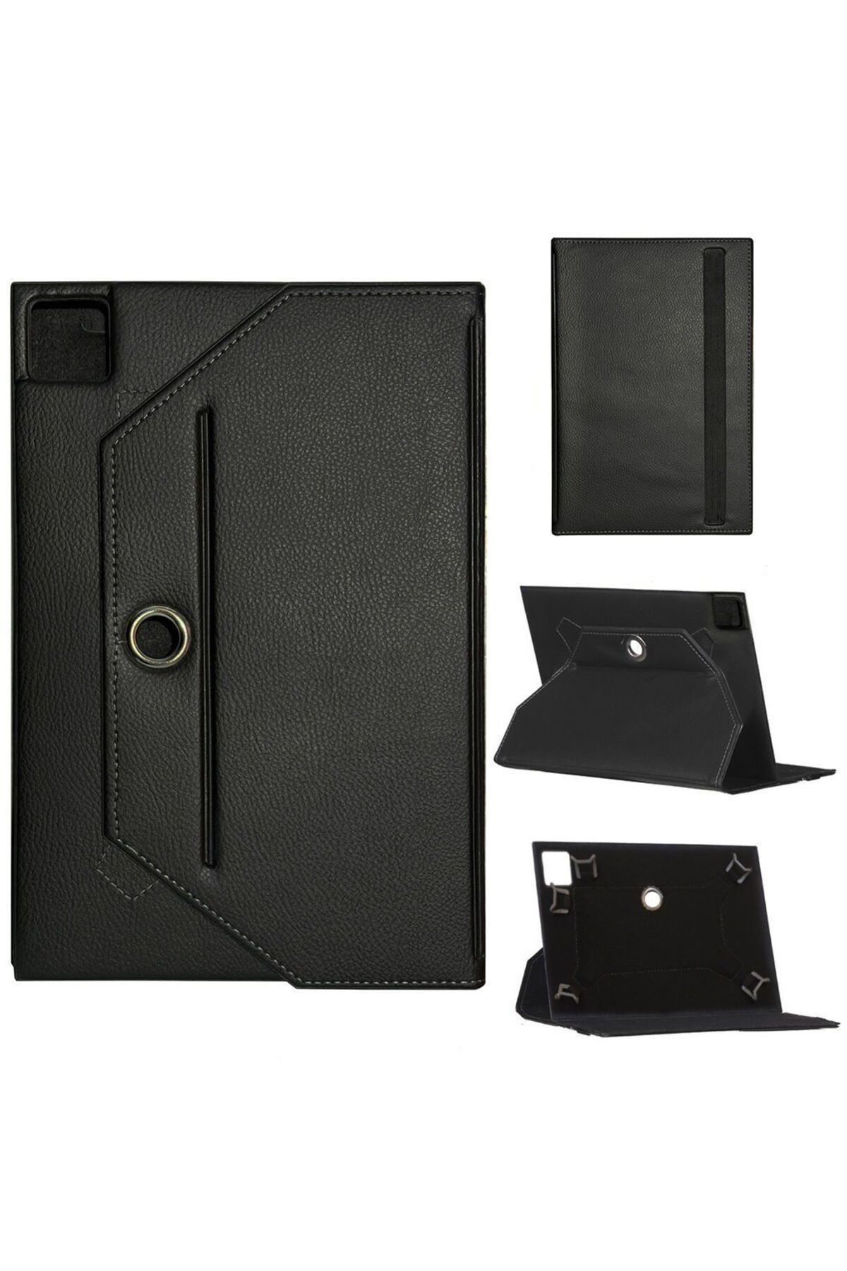 EYKA ELEKTRONİK Samsung Galaxy Tab S7 Plus SM-T978 Universal Standlı Tablet Kılıfı Siyah