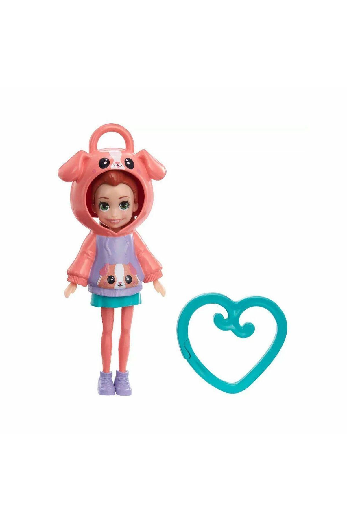 melfxxl eticaret HKV98 Polly Pocket Kapüşonlu Bebekler