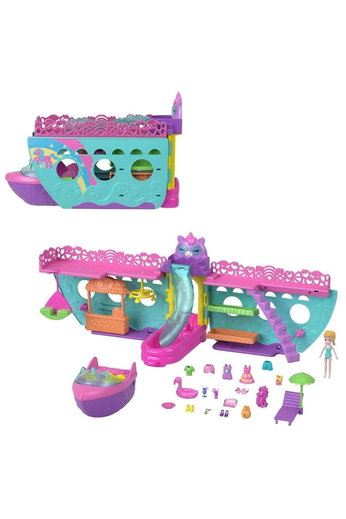 melfxxl eticaret HWP26 Polly Pocket Unicorn Bot Oyun Seti