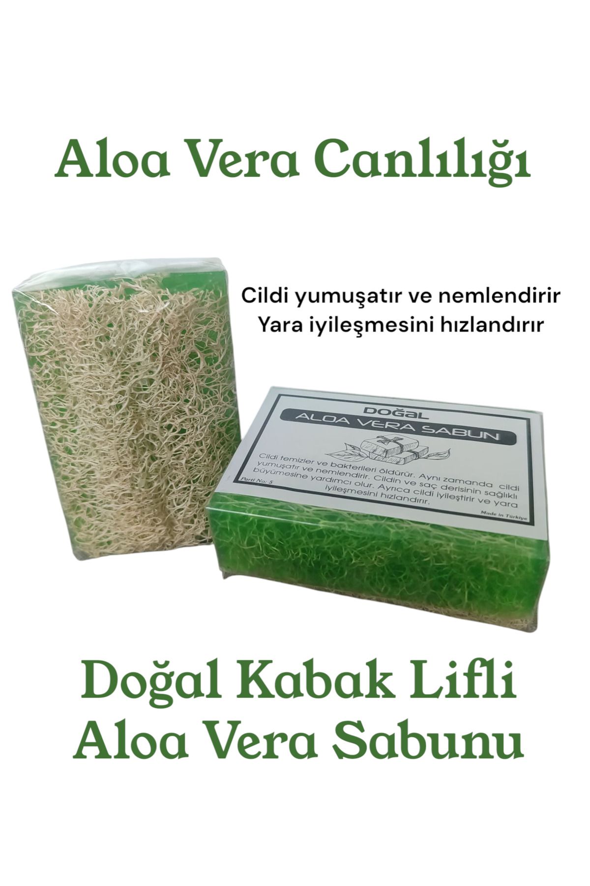 dnils Doğal Kabak Lifli Aloa Vera Sabunu ( 110 gram )