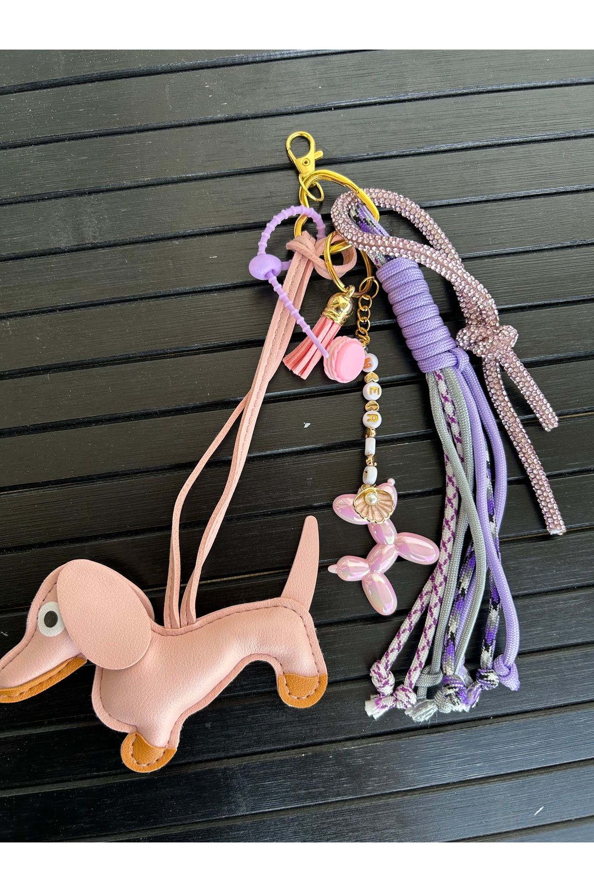 OEM Charm Anahtarlık Çanta Aksesuarı Bag Charm(İSME ÖZEL HAZIRLANIR)