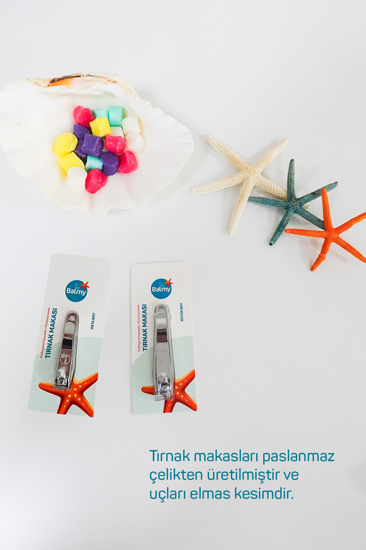 Büyük Ve Orta Boy Tırnak Makası — BALMY6869 — تصویر 3 از 5