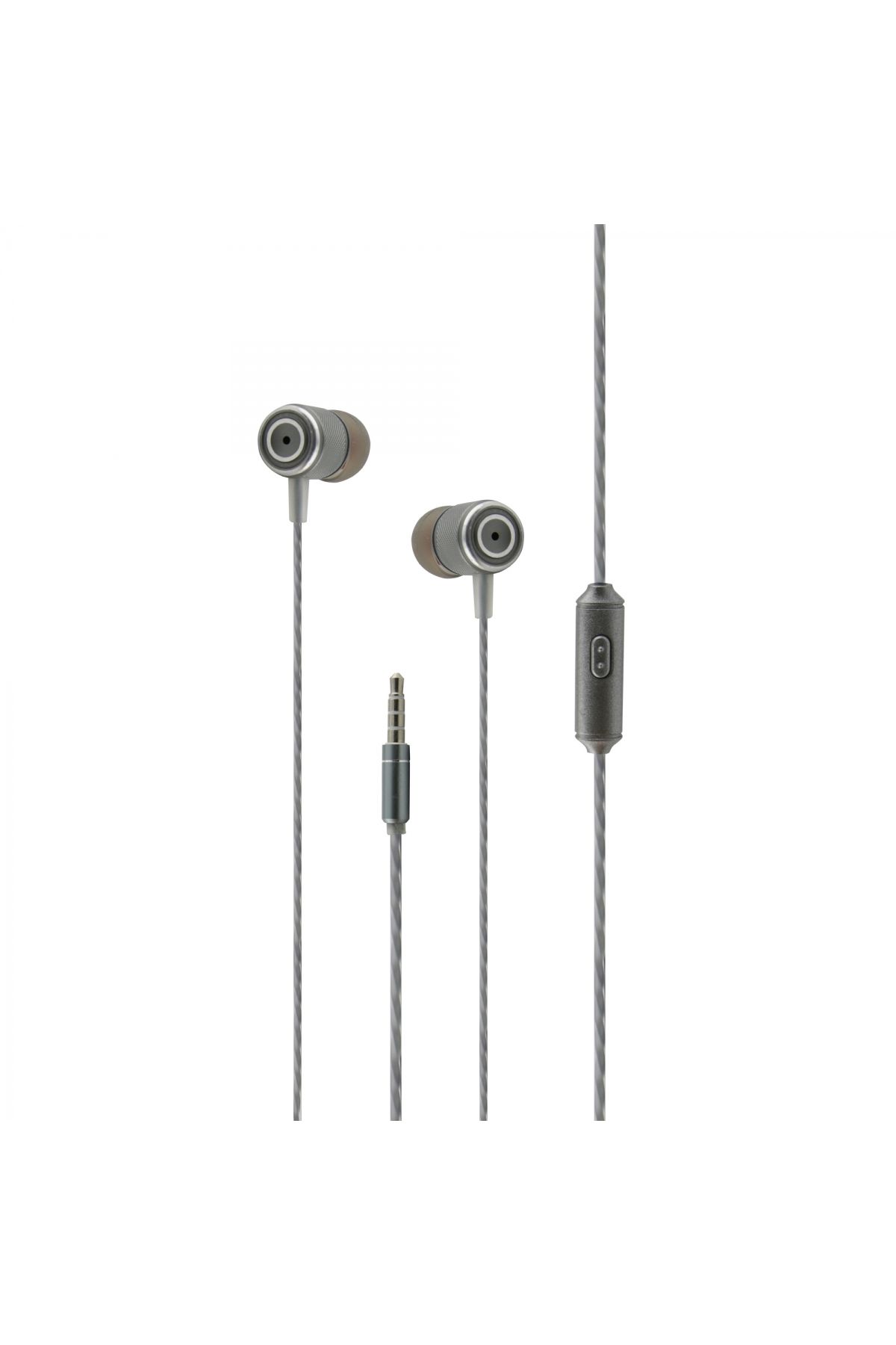 Nettech NT-37 3.5 Jack Girişli Kulak İçi Kulaklık (Gri)