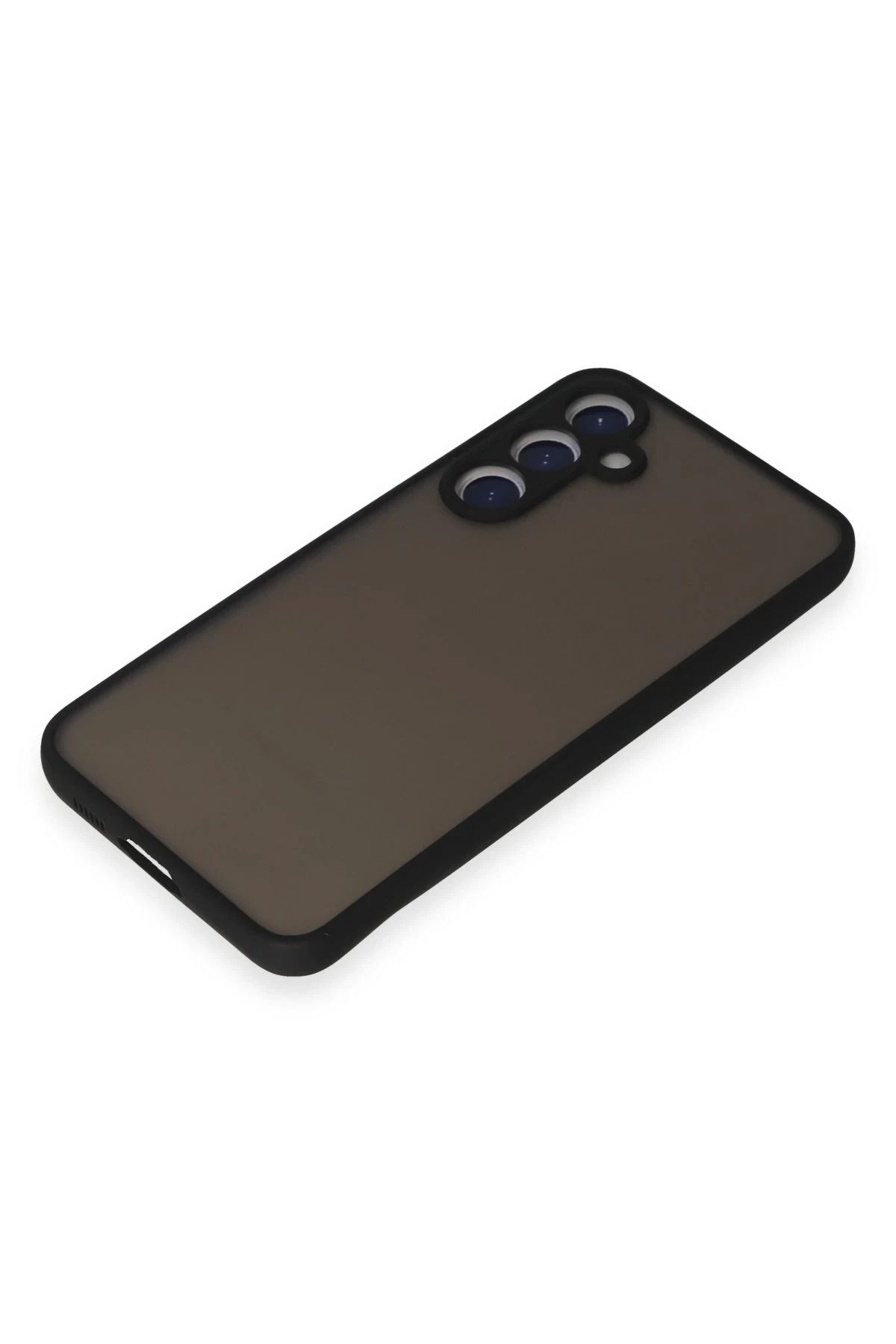 NewFace Samsung Galaxy S23 FE Kılıf Montreal Silikon Kapak - Siyah MRAYD