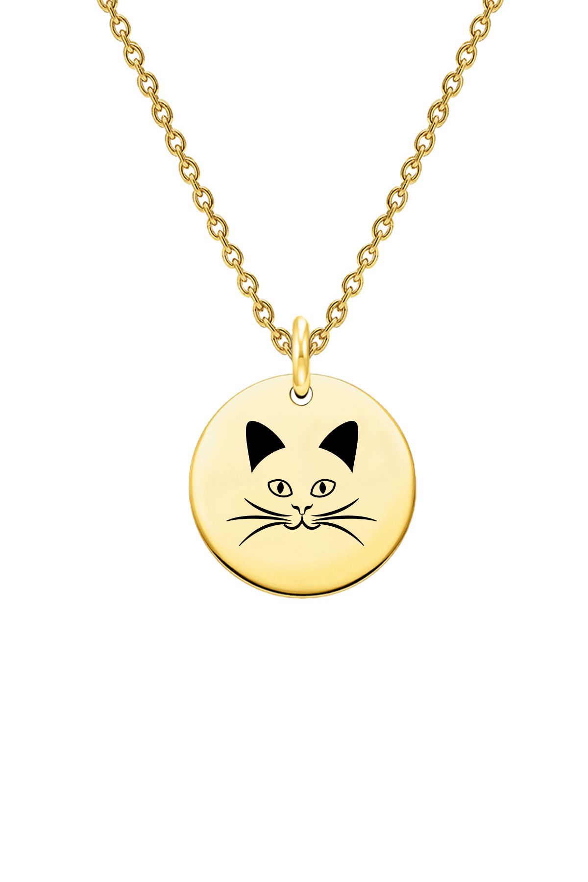 alberaccessories Tombiş Kedi Kolye - Şirin Kedi Kolye - Sevimli Dost Pati - Scottish Cat Kolye - Hediyelik Kolye