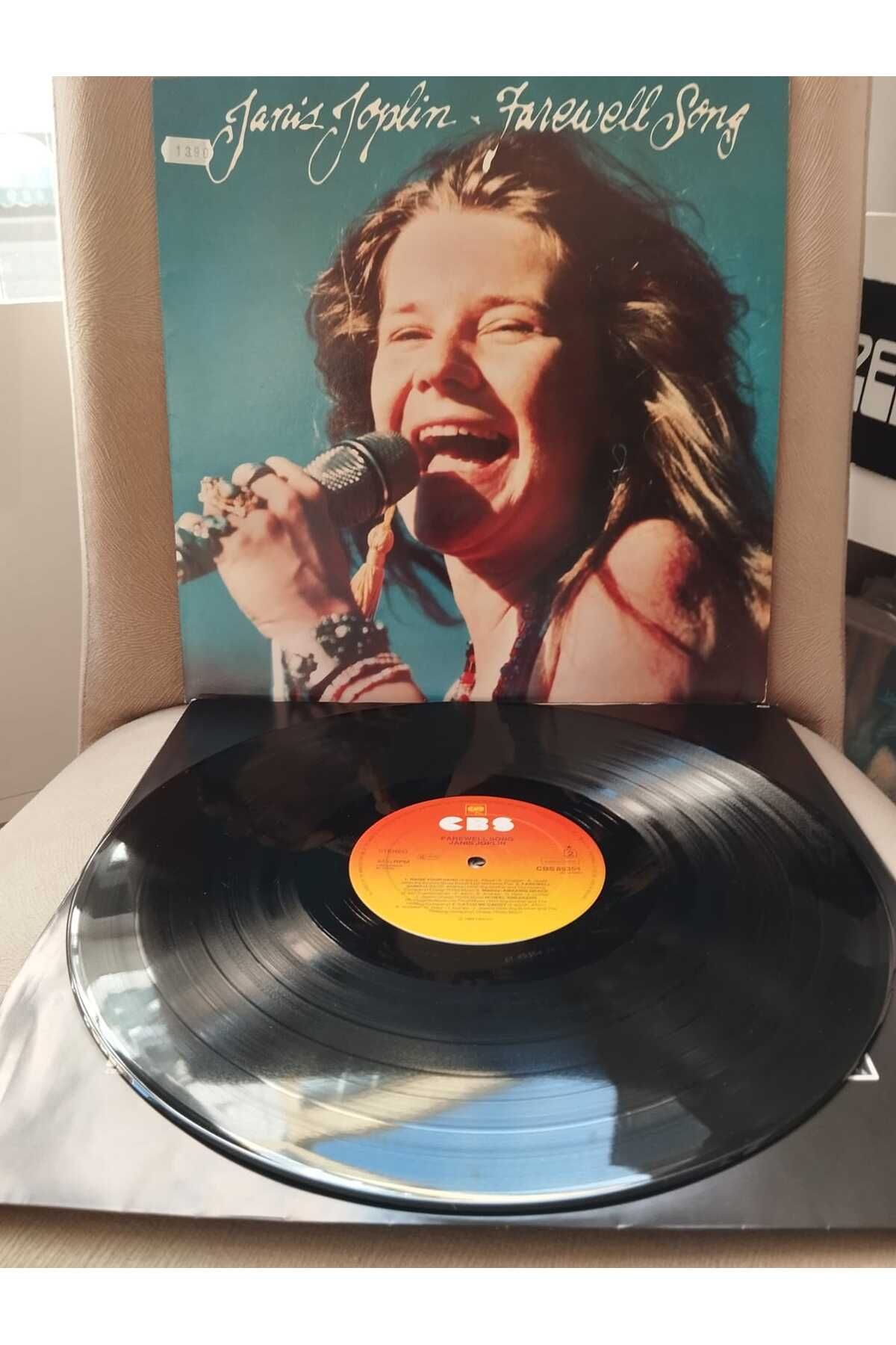Plakperest Janis Joplin – Farewell Song - 1982 Hollanda Basım 33 lük LP Plak -2.EL