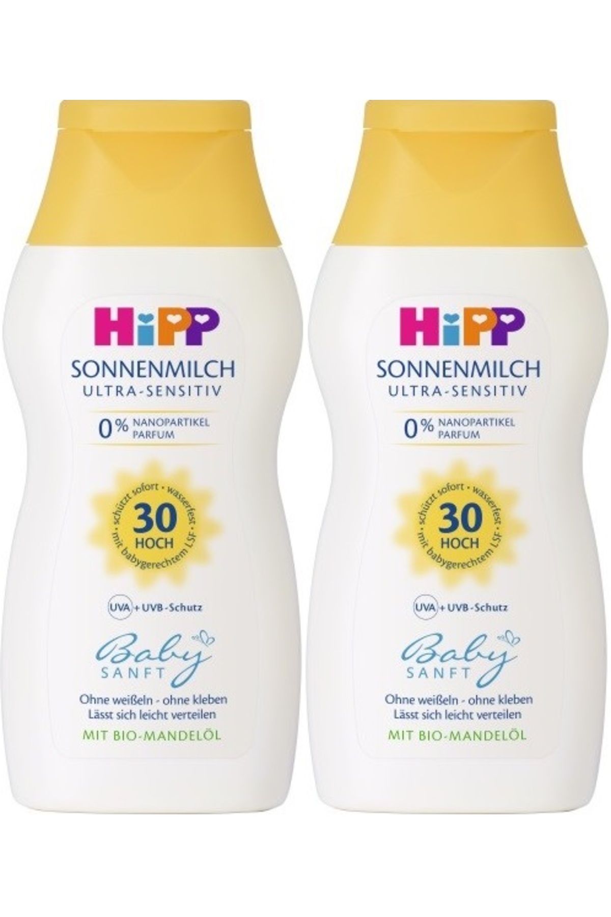Hipp Babysanft Bebek Güneş Sütü 200Ml (30 Faktör) (2 Li Set)