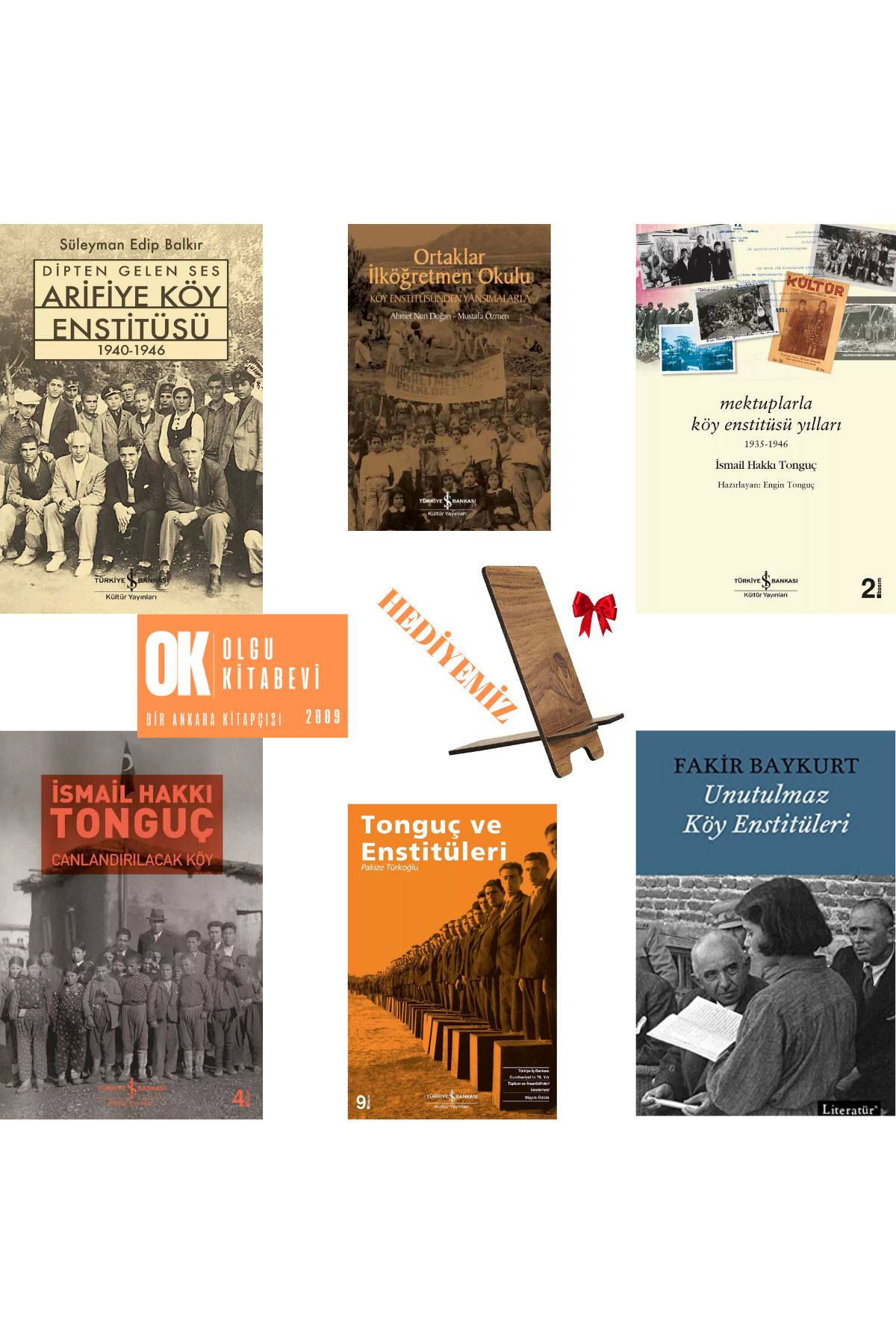 Literatür Yayıncılık köy enstitüleri seti 6 kitap / Arifiye Köy Enstitüsü - Canlandırılacak Köy - Tonguç ve Enstitüleri
