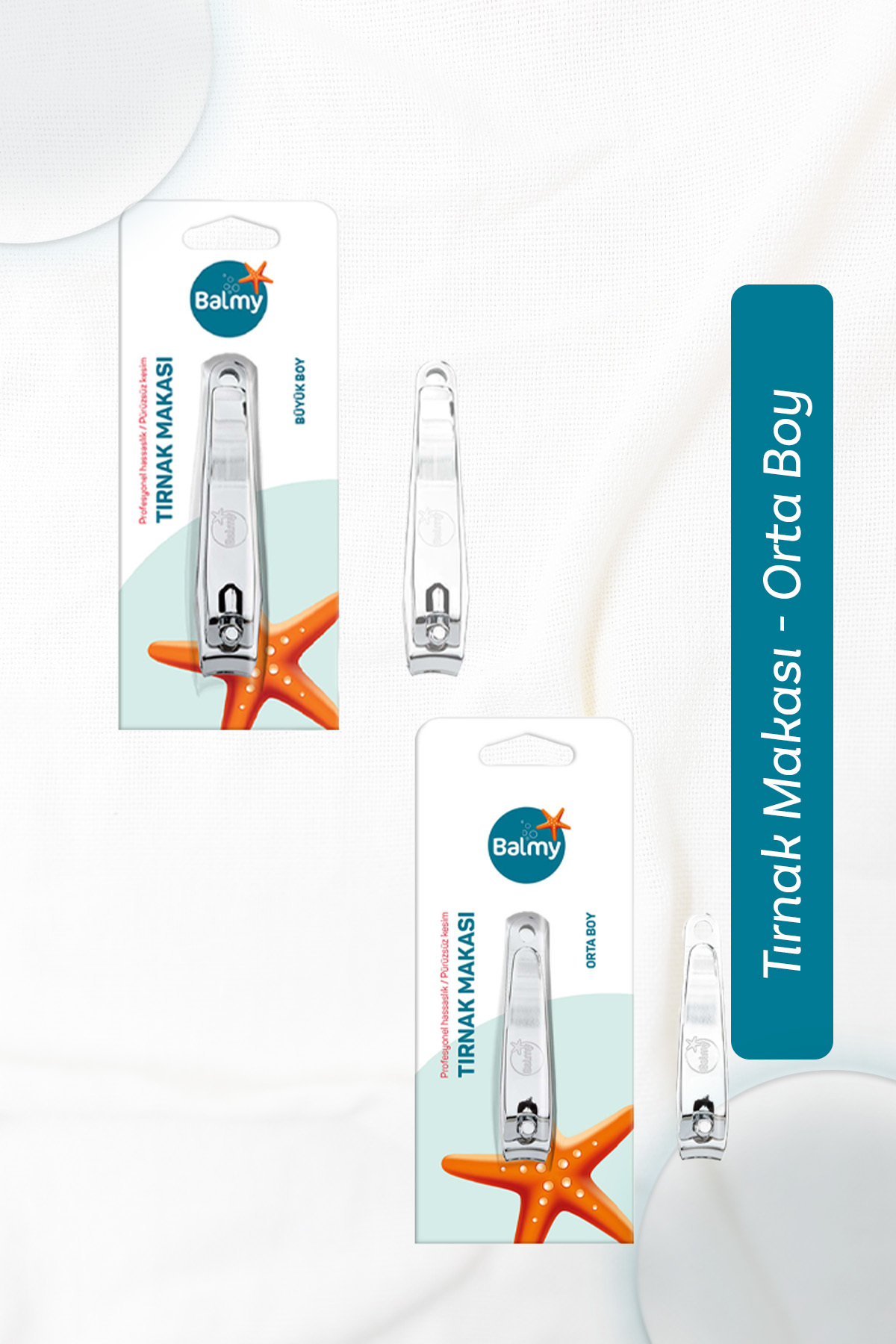 Balmy Büyük Ve Orta Boy Tırnak Makası