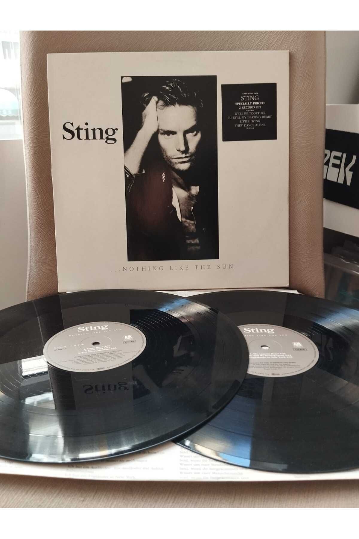 Plakperest Sting – ...Nothing Like The Sun - 1987 Almanya Basım - 33 lük 2xLP Plak Albüm-2.el
