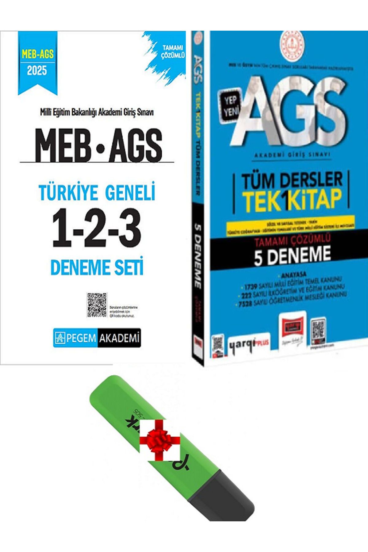 Pegem Akademi Yayıncılık Yargı 2025 MEB-AGS 5 Deneme (Tamamı Çözümlü) pegem 2025 MEB-AGS 3 Deneme KALEM