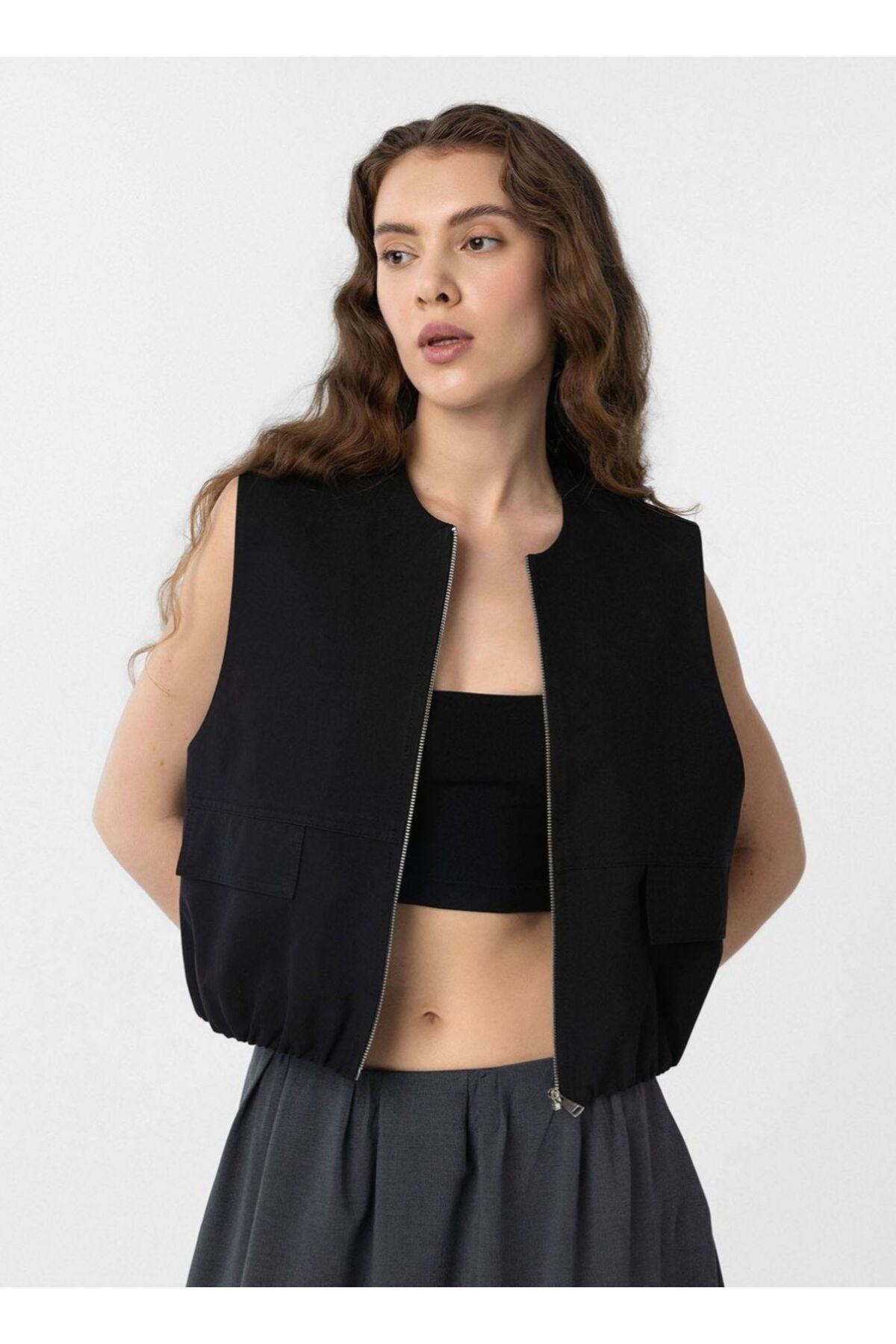 lüx vestimenta Oversize Kadın Yelek