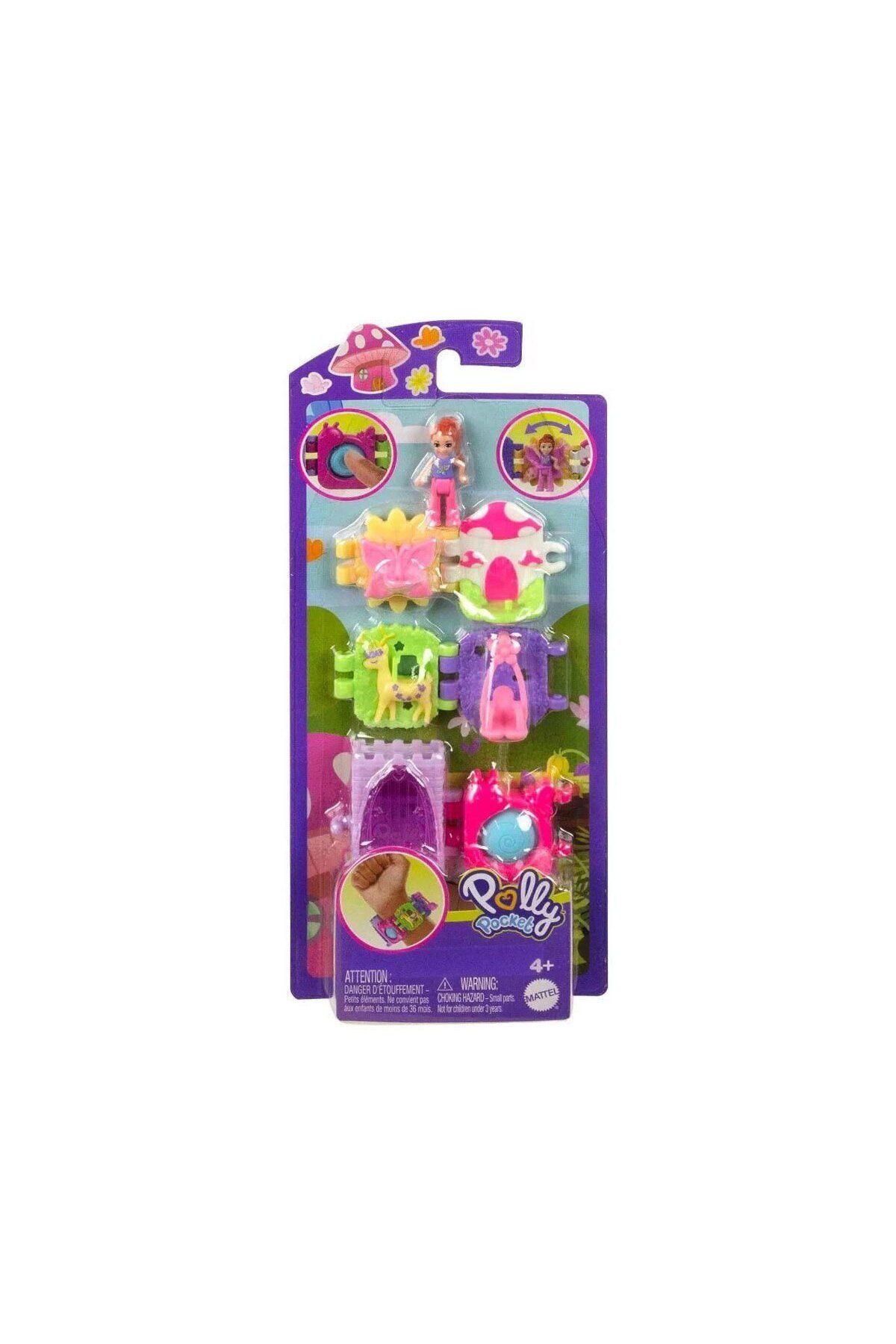 melfxxl eticaret HKV67 Polly Pocket Bileklik Olabilen Sevimli Oyun Setleri