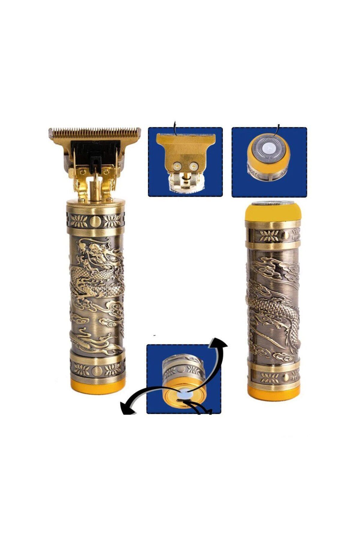 teknotrust 2 In 1 Profosyonel Suya Dayanaklı Ense Ve Yanak Makinası KP-2074