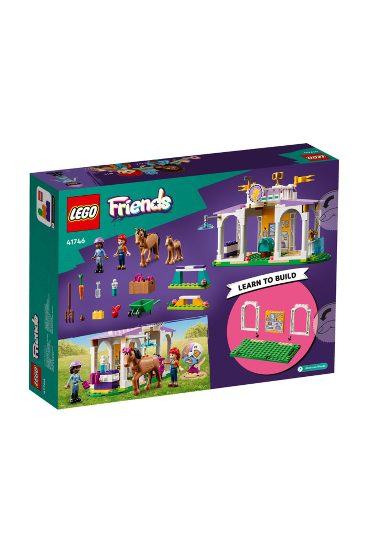 ® Friends آموزش اسب ۴۱۷۴۶ – شامل ۲ عروسک مینی و ۲ فیگور اسب برای کودکان ۴ ساله و بالاتر