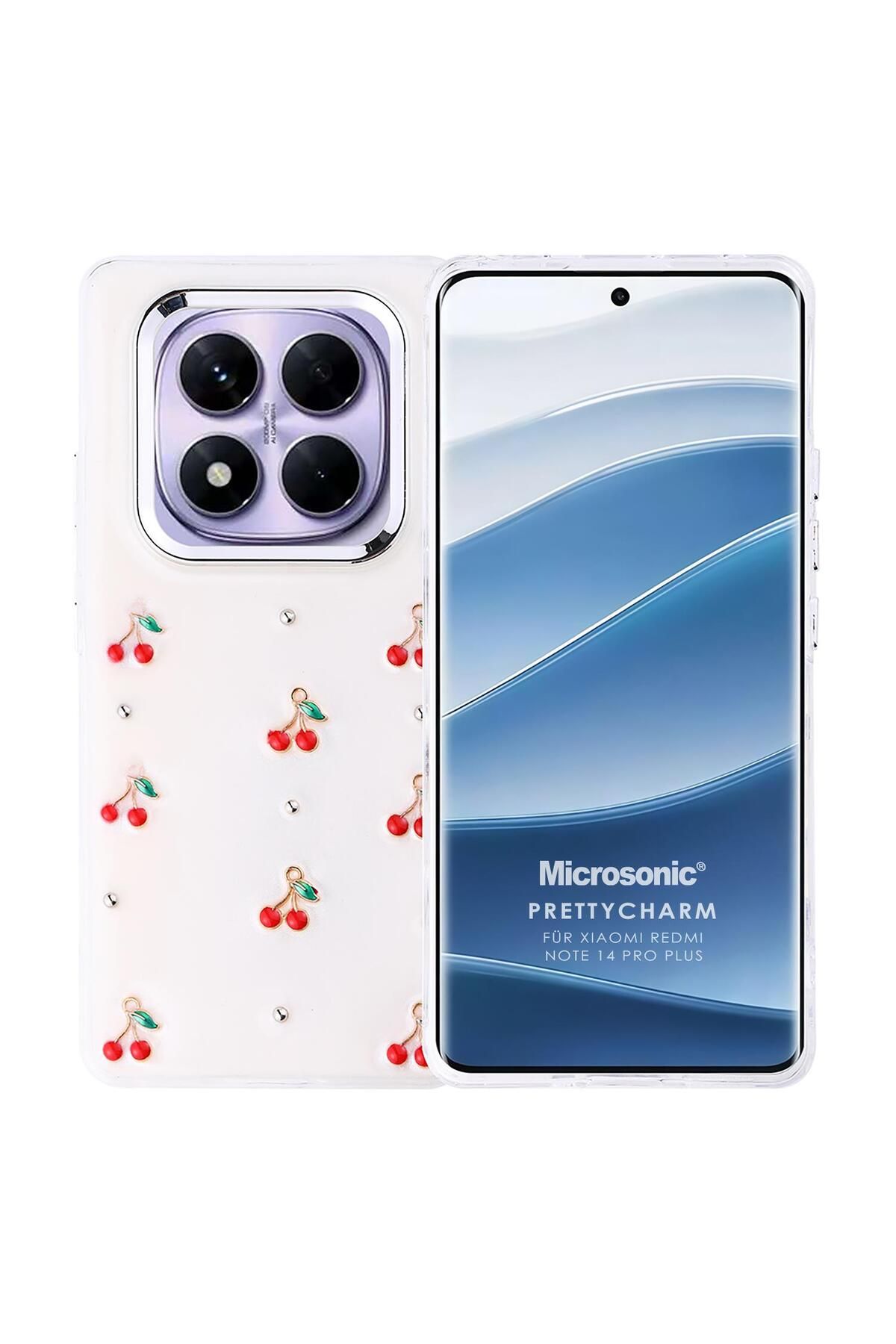 Microsonic Xiaomi Redmi Note 14 Pro 4G Kılıf PrettyCharm Cherry