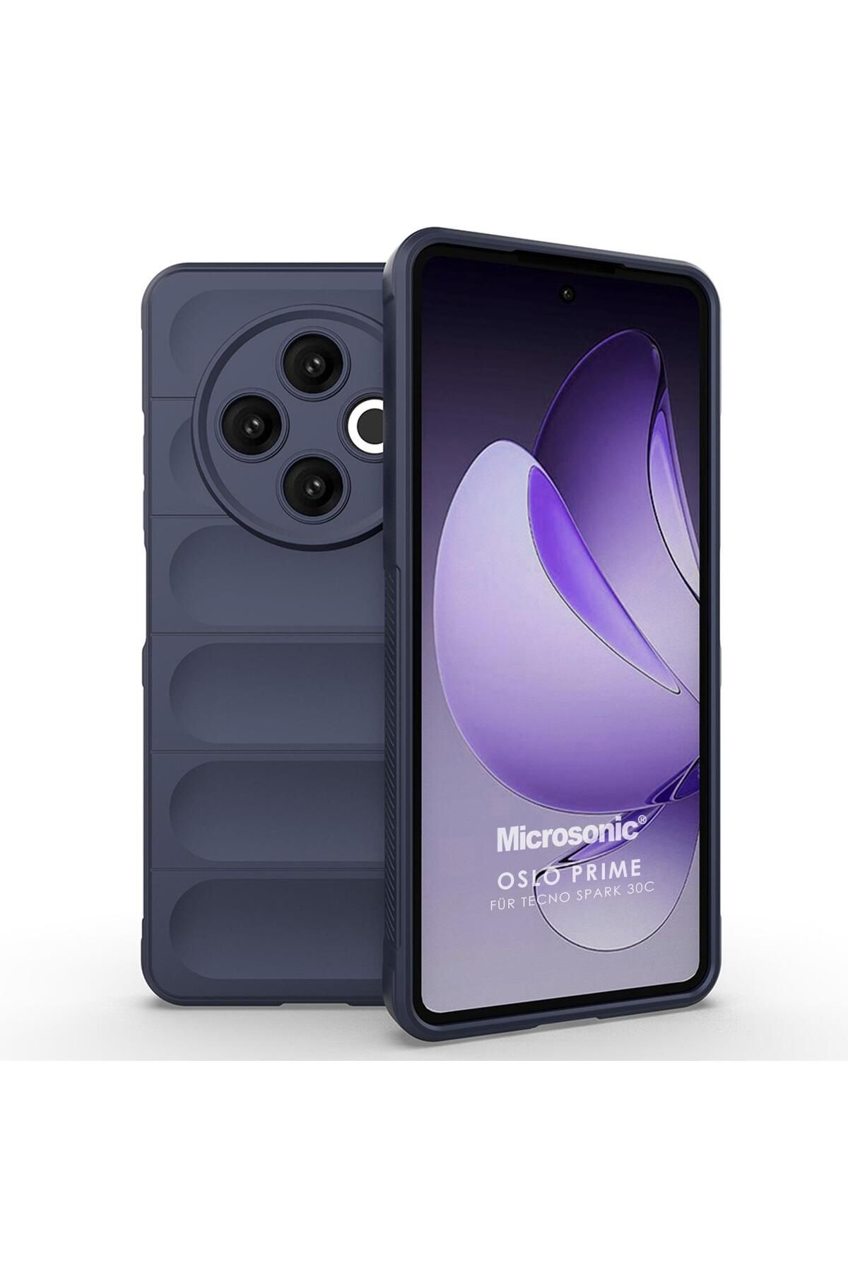 Microsonic TECNO Spark 30C 4G Kılıf Oslo Prime Lacivert