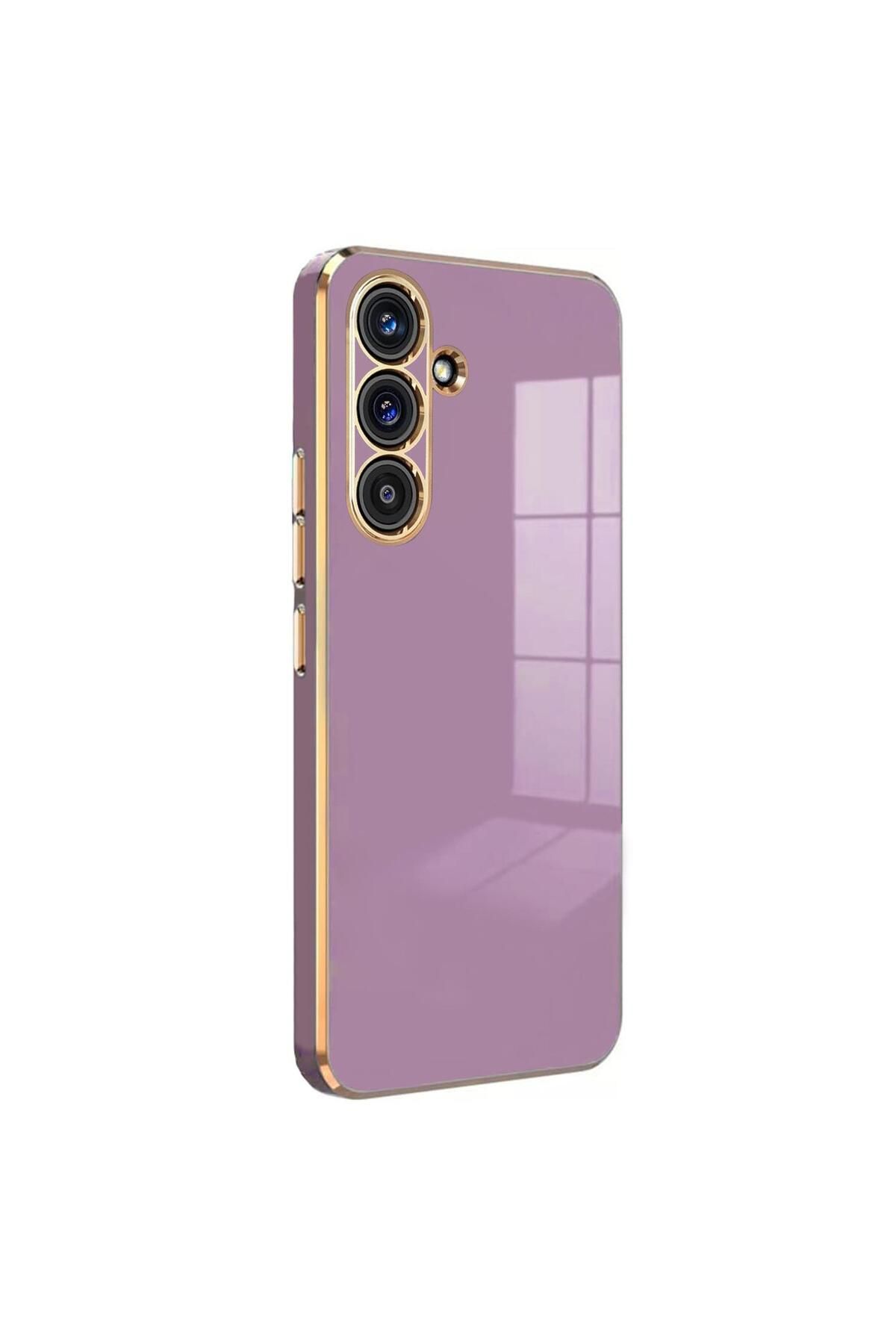 Microsonic Samsung Galaxy A56 Kılıf Olive Plated Lila