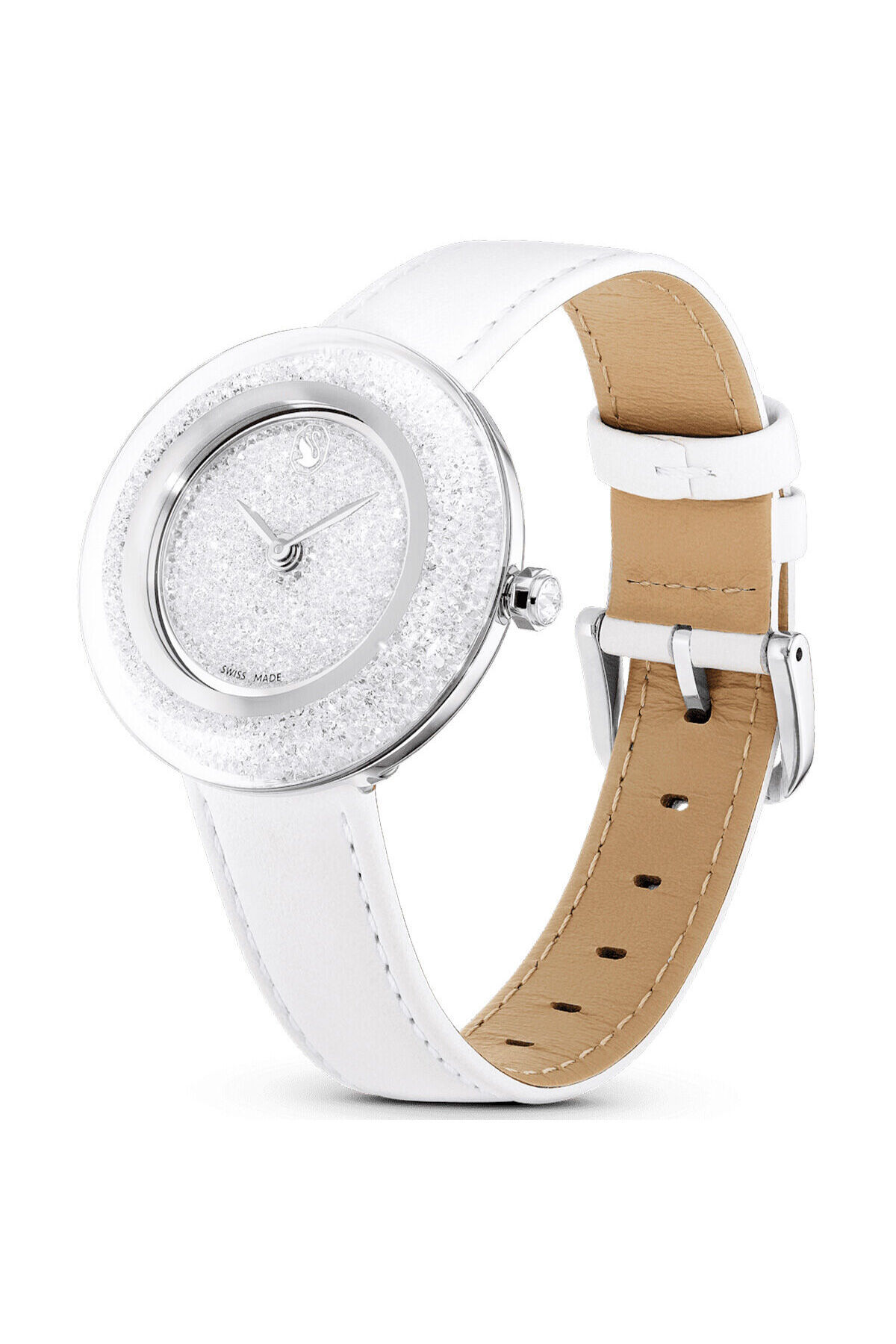 Swarovski-5668887 Crystalline Luster Wristwatch - White/Cry/Sts 5