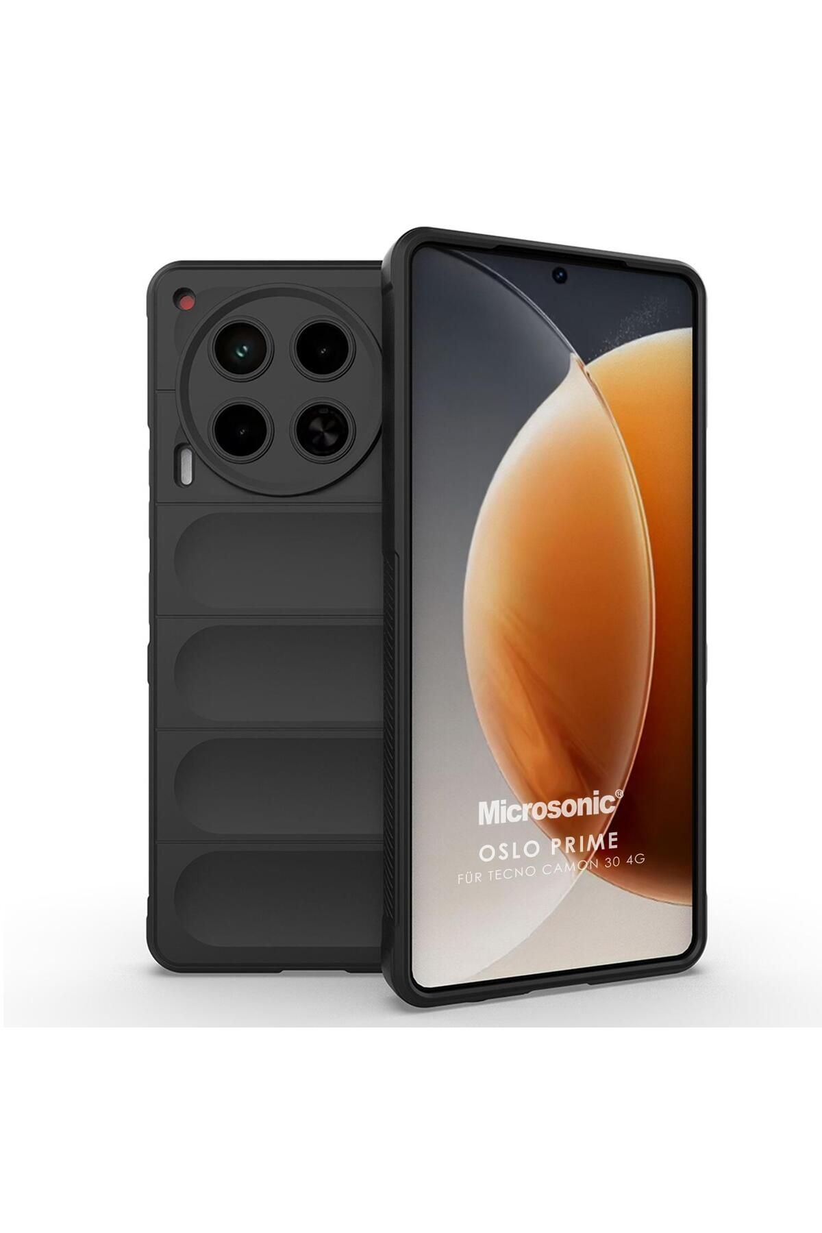 Microsonic TECNO Camon 30 Kılıf Oslo Prime Siyah