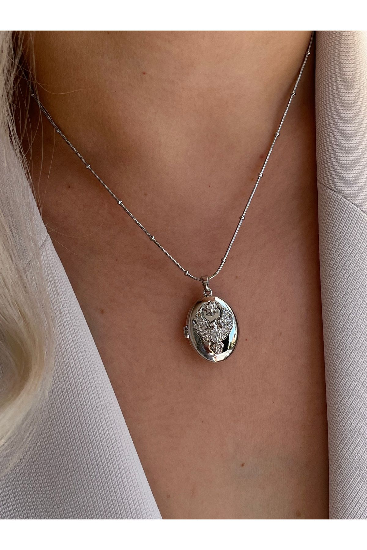Twinssis Accessories Açılır Kapanır Ankakuşu Alya Kolyesi