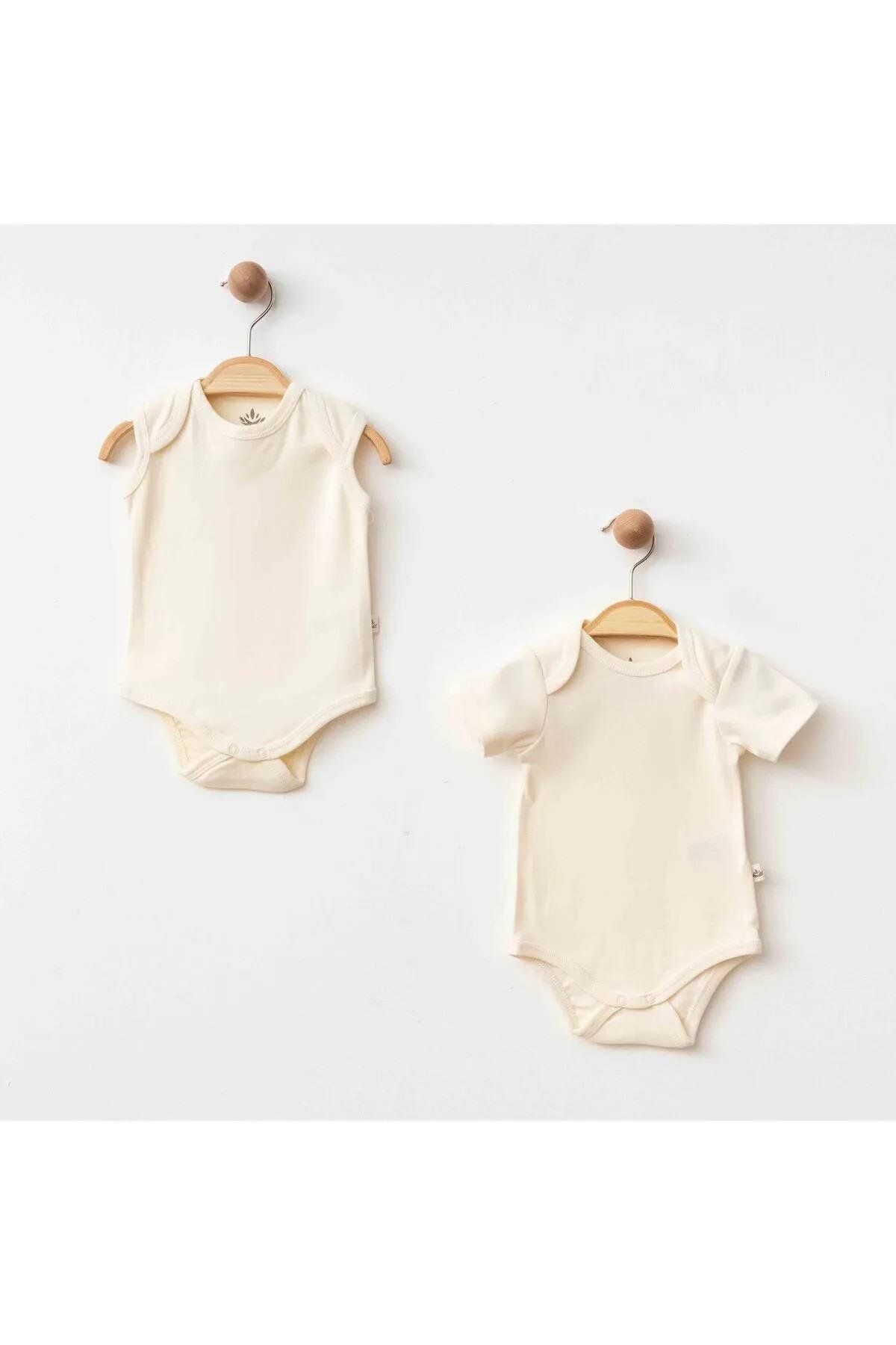 ESLENZA Unisex Bebek 2'li Bady Zıbın - Ekru