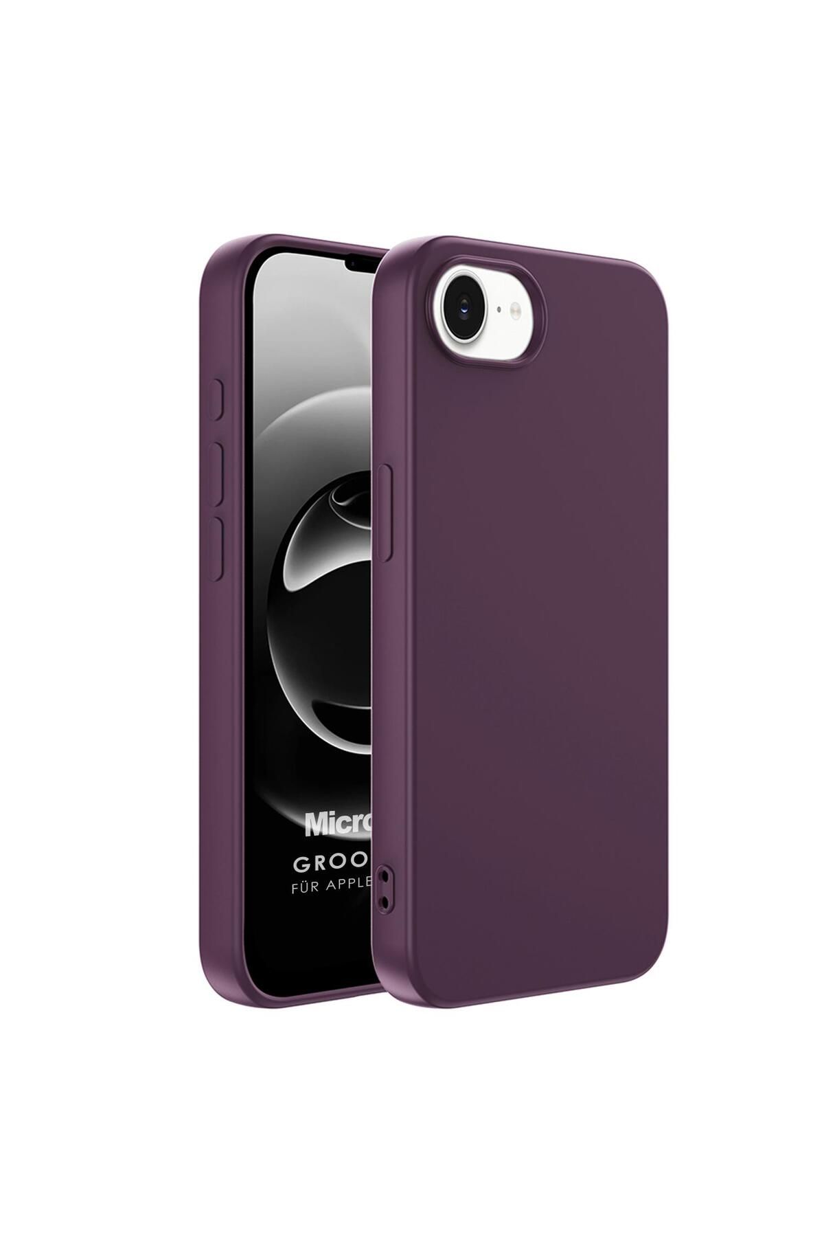 Microsonic Apple iPhone 16e Kılıf Groovy Soft Mor