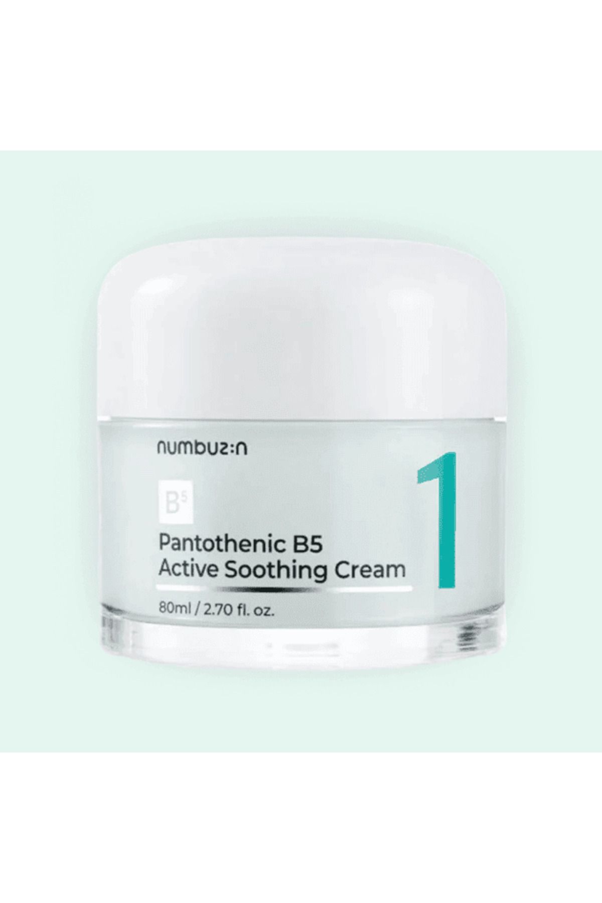 Numbuzin Cremă Activă Calmantă Cu Vitamina B5 No.1, Numbuzin, 80ml - One Size
