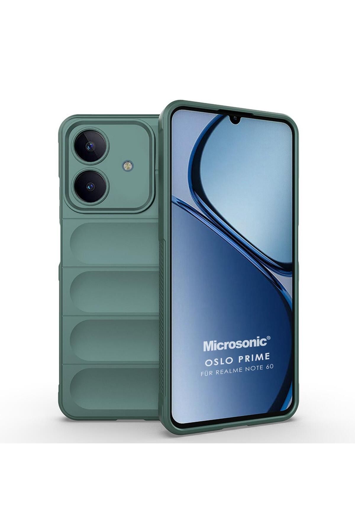 Microsonic Realme Note 60 Kılıf Oslo Prime Yeşil
