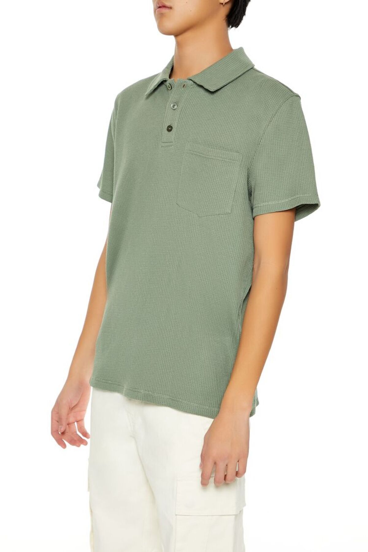 Forever 21 Cep Detaylı Polo Yaka Tişört