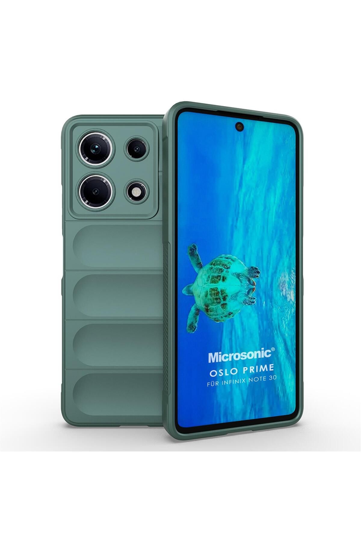 Microsonic Infinix Note 30 Kılıf Oslo Prime Yeşil