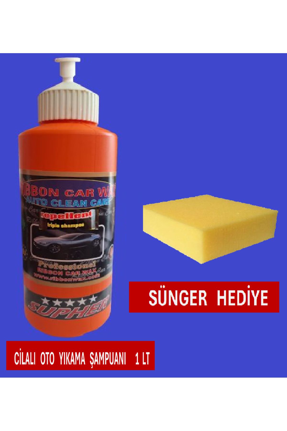 SOFT Rb Reperlent (firçasiz Cilalı Oto Yıkama Şampuanı ) 1 Lt