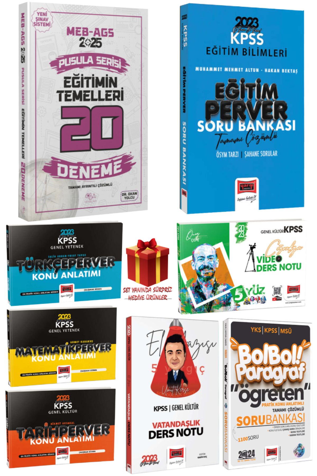 CBA Akademi 2025MEB-AGS Eğitimin Temelleri Deneme+Eğitimperver Soru Bankası+Tüm Dersler Konu+Paragraf|Okan Yolcu