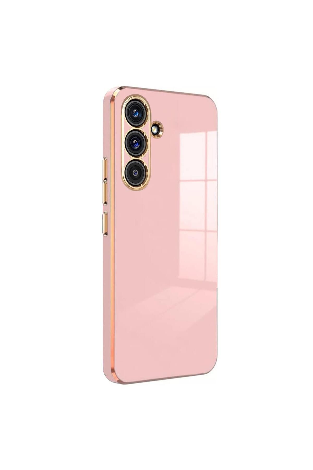Microsonic Samsung Galaxy A56 Kılıf Olive Plated Pembe