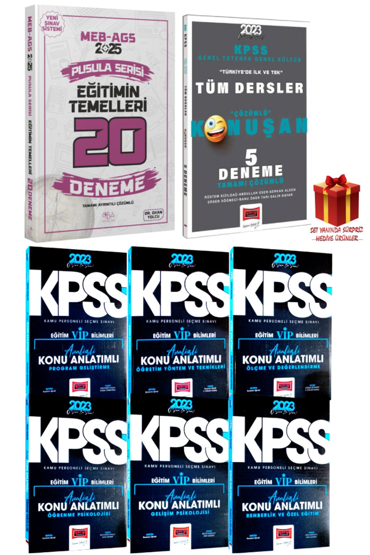 CBA Akademi MEB AGS Pusula Serisi Eğitimin Temelleri 20 Deneme+ Konuşanlar Deneme+ Eğitim Bilimleri Modüler Set