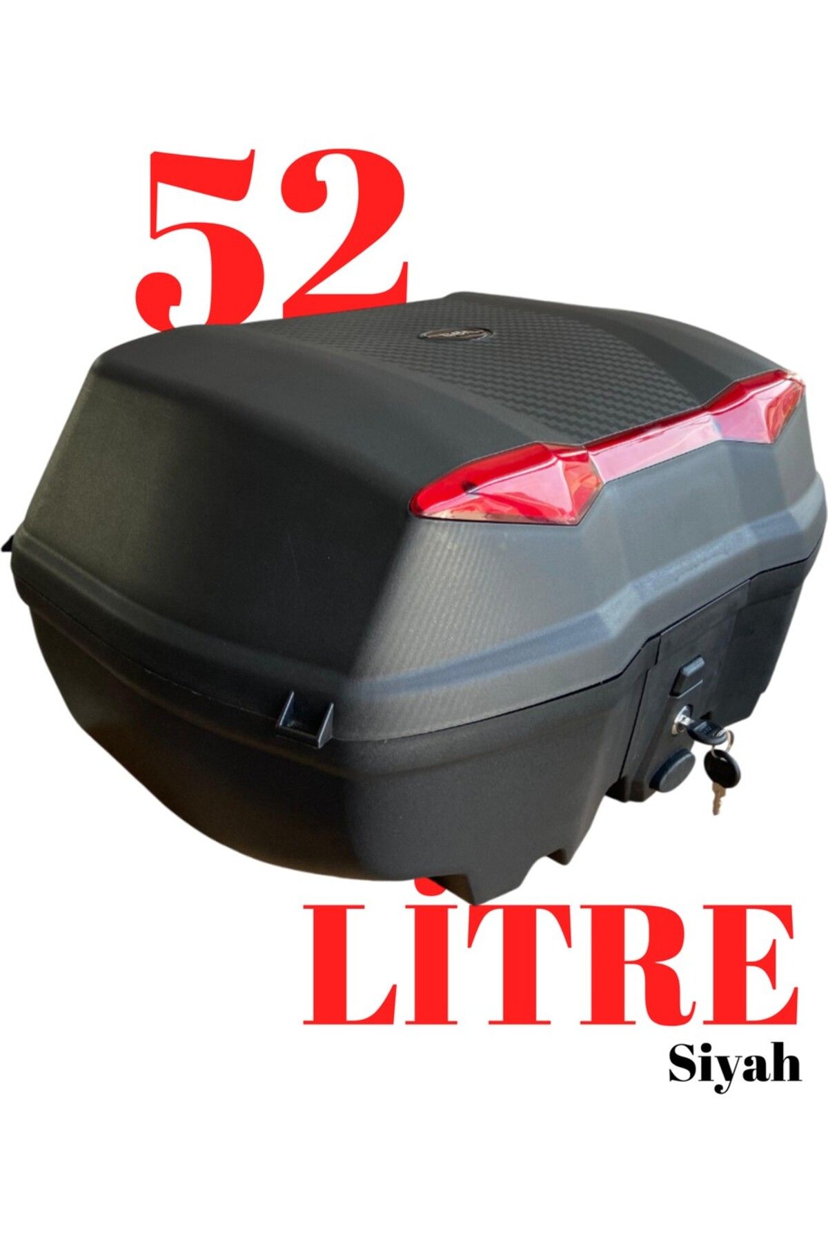 Butik Tien 52 Litre Motosiklet Çantası - Otomatik Kilit - Sırt Dayama Pedi Dahil