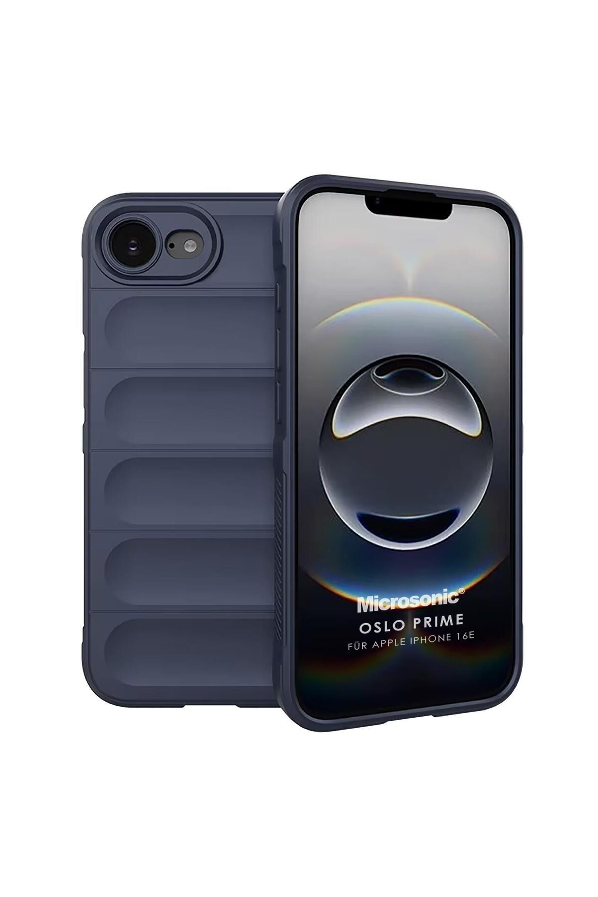 Microsonic Apple iPhone 16e Kılıf Oslo Prime Lacivert