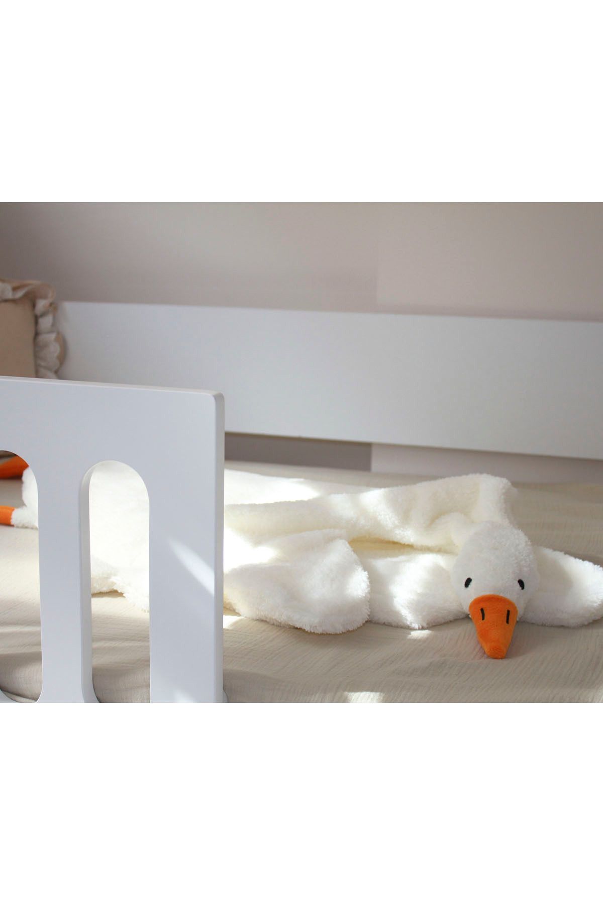 Modakids-Cream Cute Kids Baby Blanket Duck Winter Plush Welsoft Goose Blanket 5
