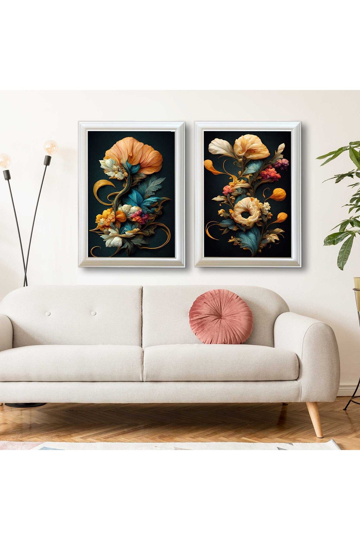 Özgül Grup 2 PARÇA 60X82 CM ÇERÇEVELİ TABLO
