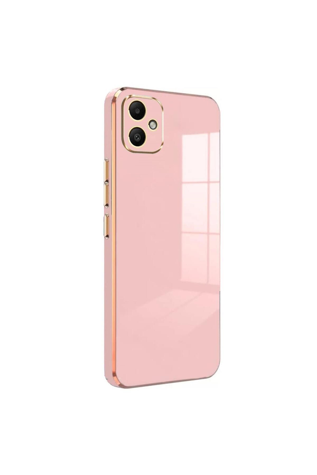 Microsonic Samsung Galaxy A06 Kılıf Olive Plated Pembe