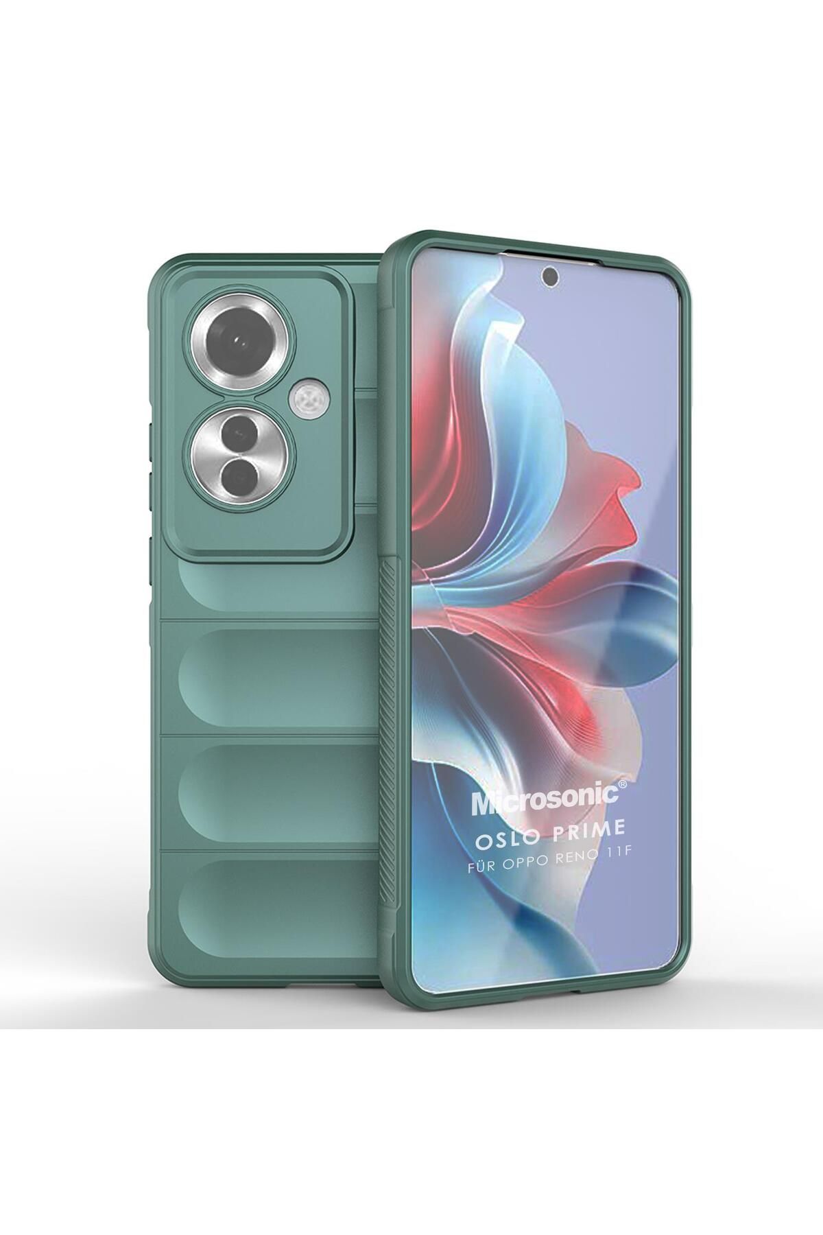 Microsonic Oppo Reno 11F Kılıf Oslo Prime Yeşil