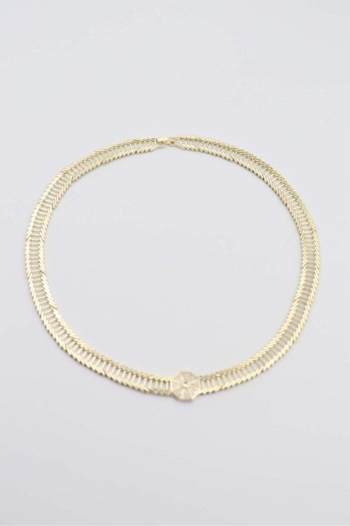 BY CANSU ACCESSORİES Plymouth Gold Kolye(14K)