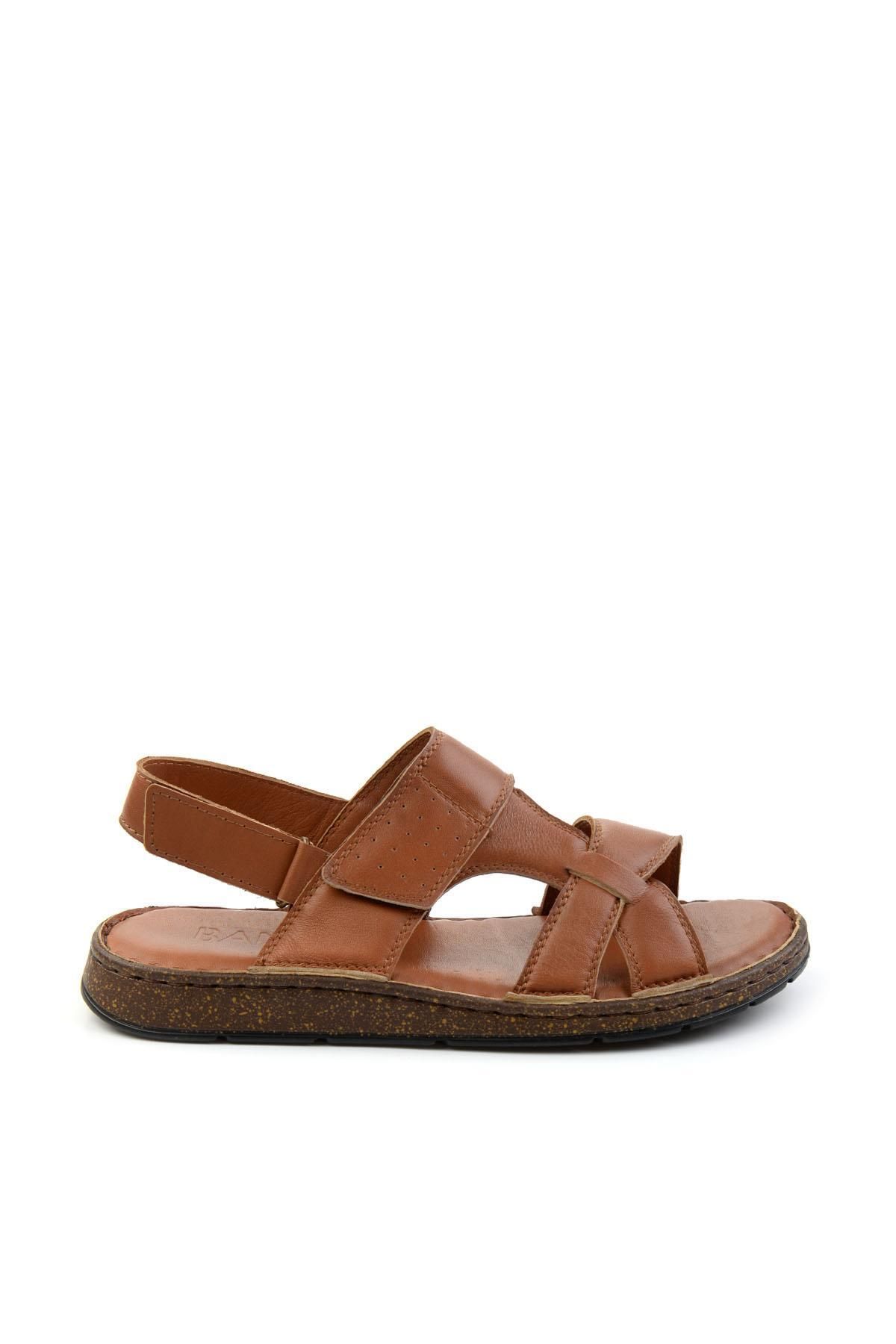 Bambi Taba Leather Erkek Sandalet E05433010643