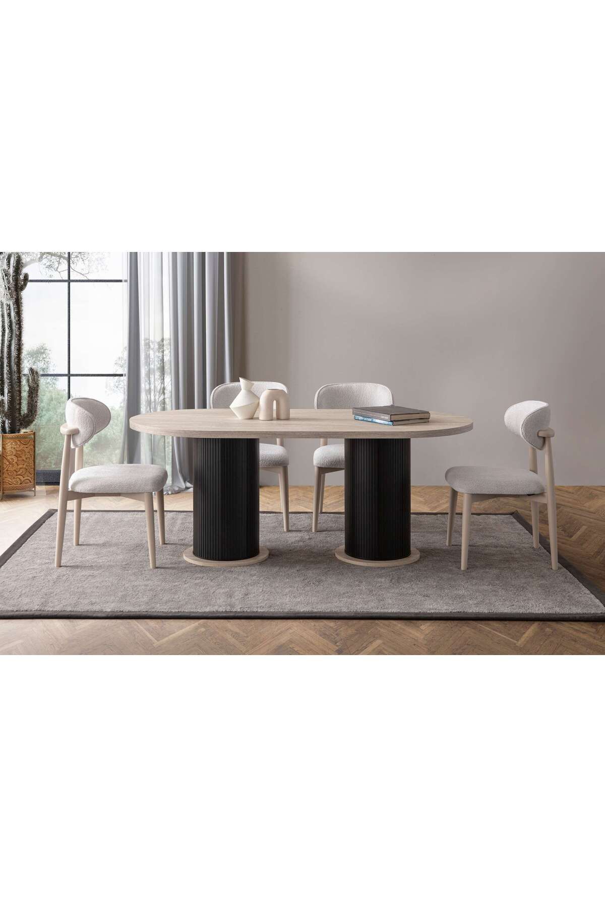 Home TAVOLA YEMEK MASASI TAKIMI 6 KİŞİLİK TAKIM