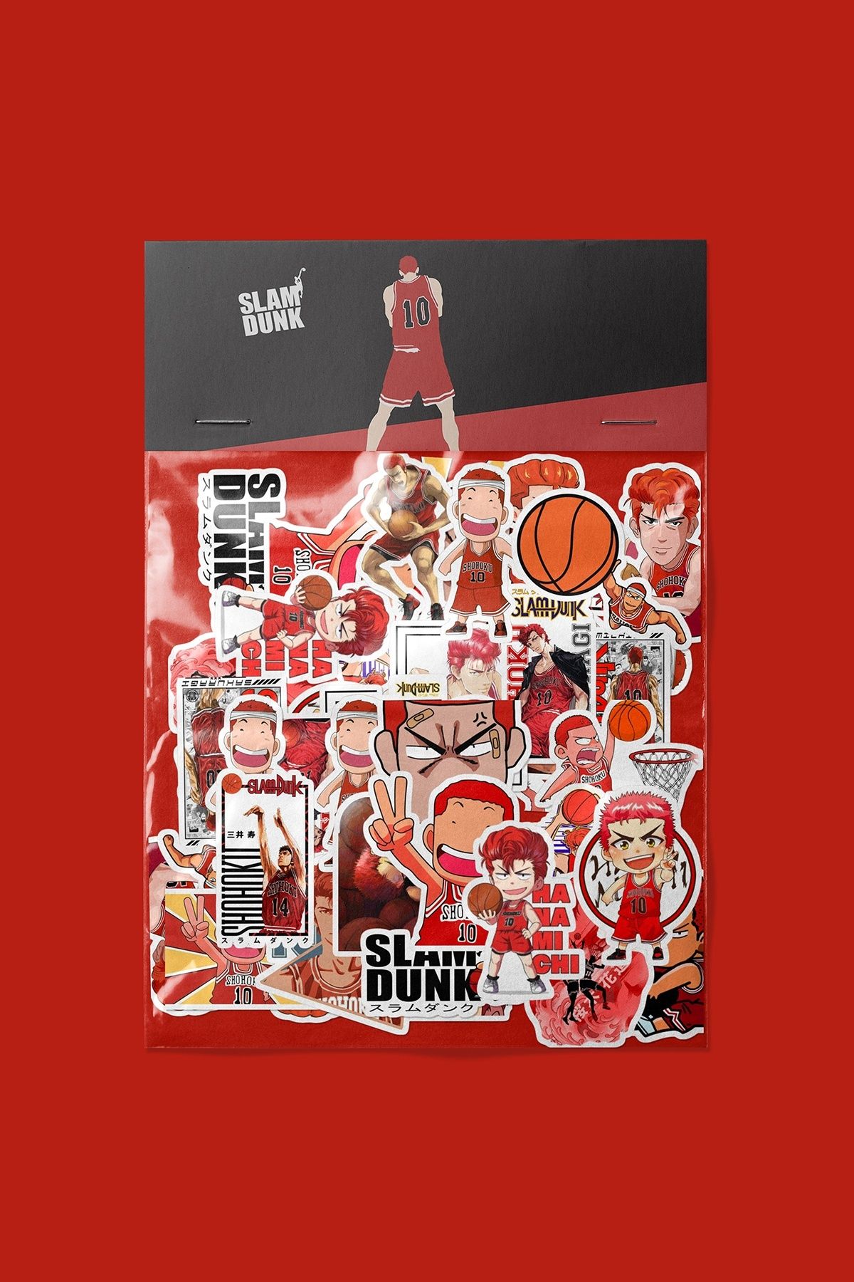 dadi ramba Sakuragi Hanamichi Sticker paketi -Bullet Journal- Ajanda -Laptop Etiket Çıkartma